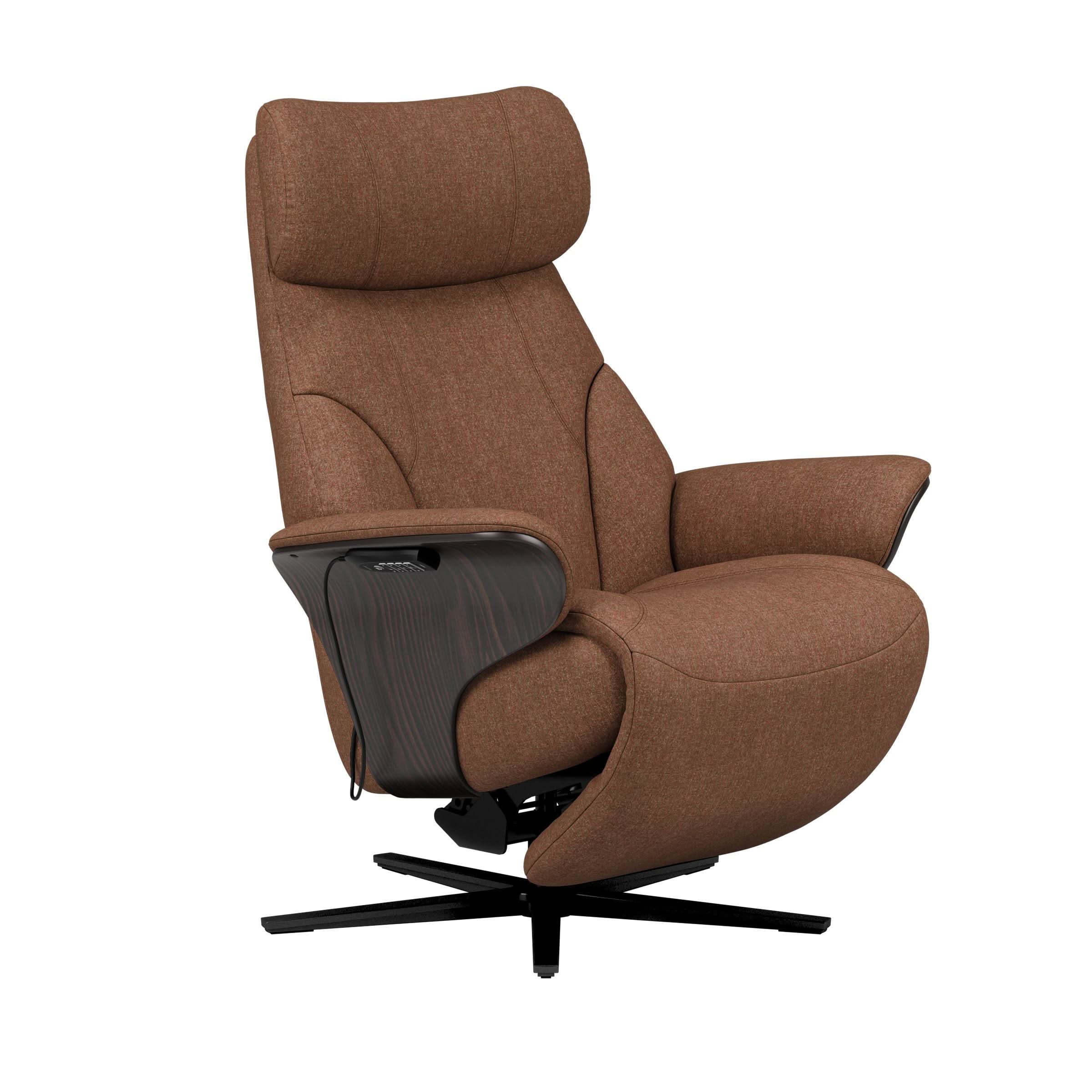 Stressless® Adam Power lænestol med indbygget fodskammel, Sirius stel – Clover stof – billede 15