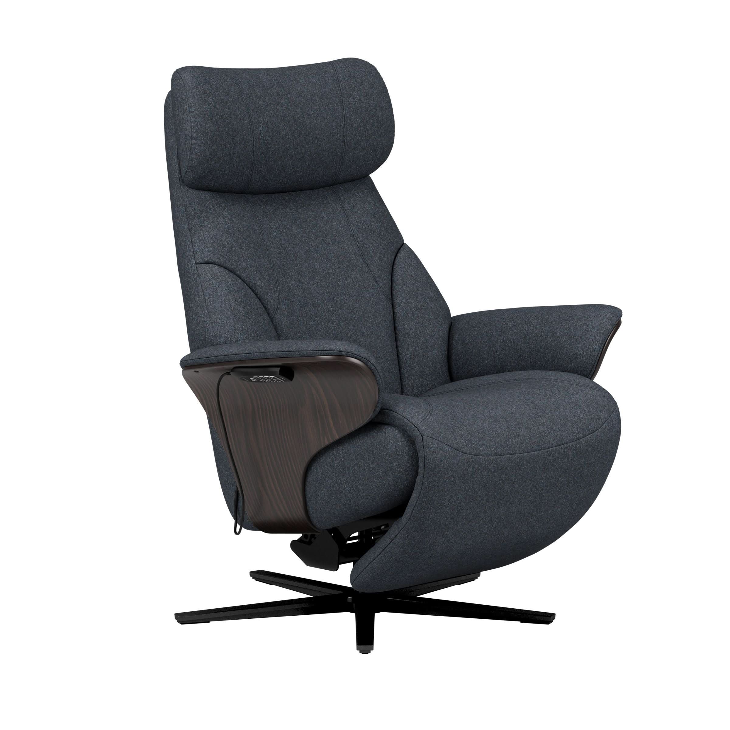 Stressless® Adam Power lænestol med indbygget fodskammel, Sirius stel – Clover stof – billede 31