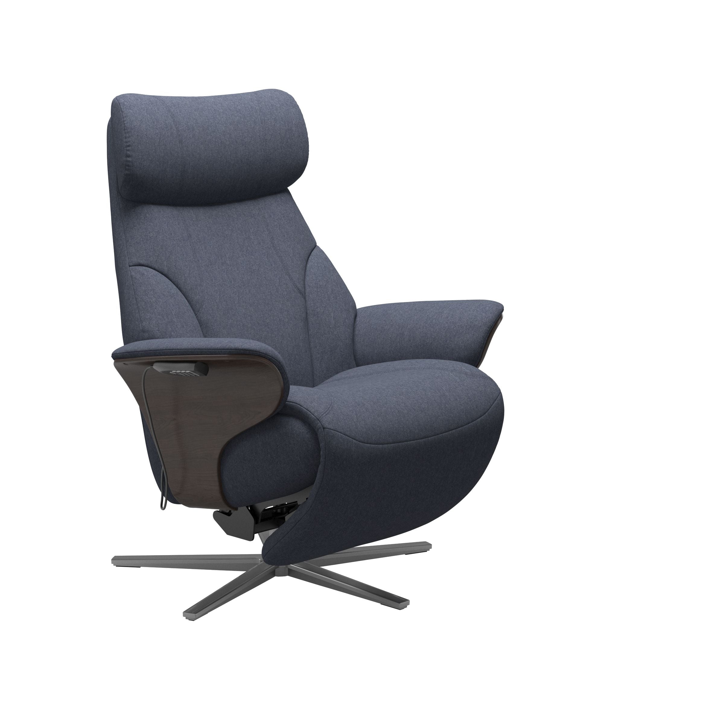 Stressless® Adam Power lænestol med indbygget fodskammel, Sirius stel – Calido stof – billede 9