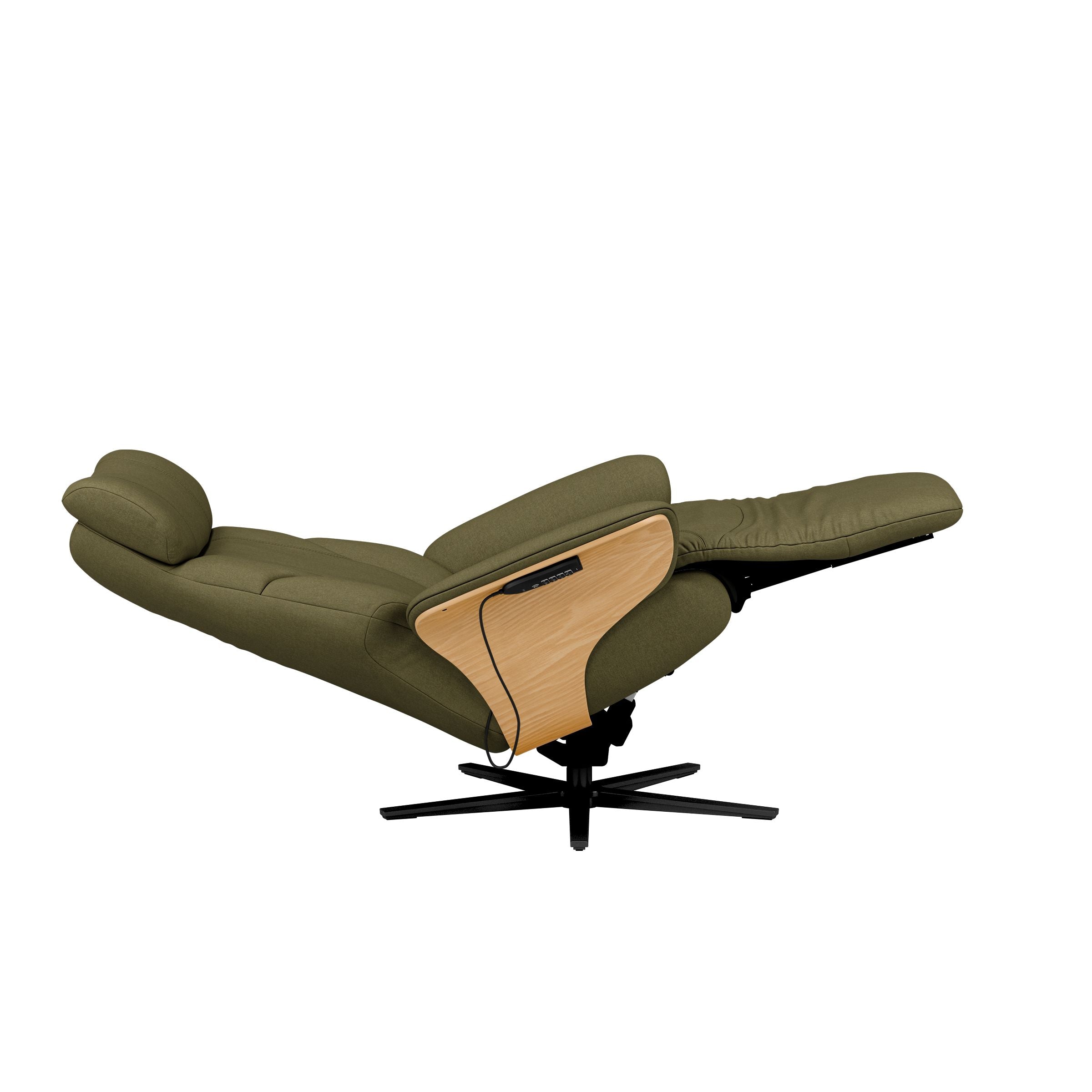 Stressless® Adam Power lænestol med indbygget fodskammel, Sirius stel – Calido stof – billede 15
