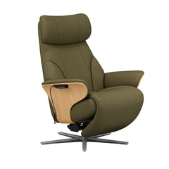 Stressless® Adam Power lænestol med indbygget fodskammel, Sirius stel – Calido stof – billede 2