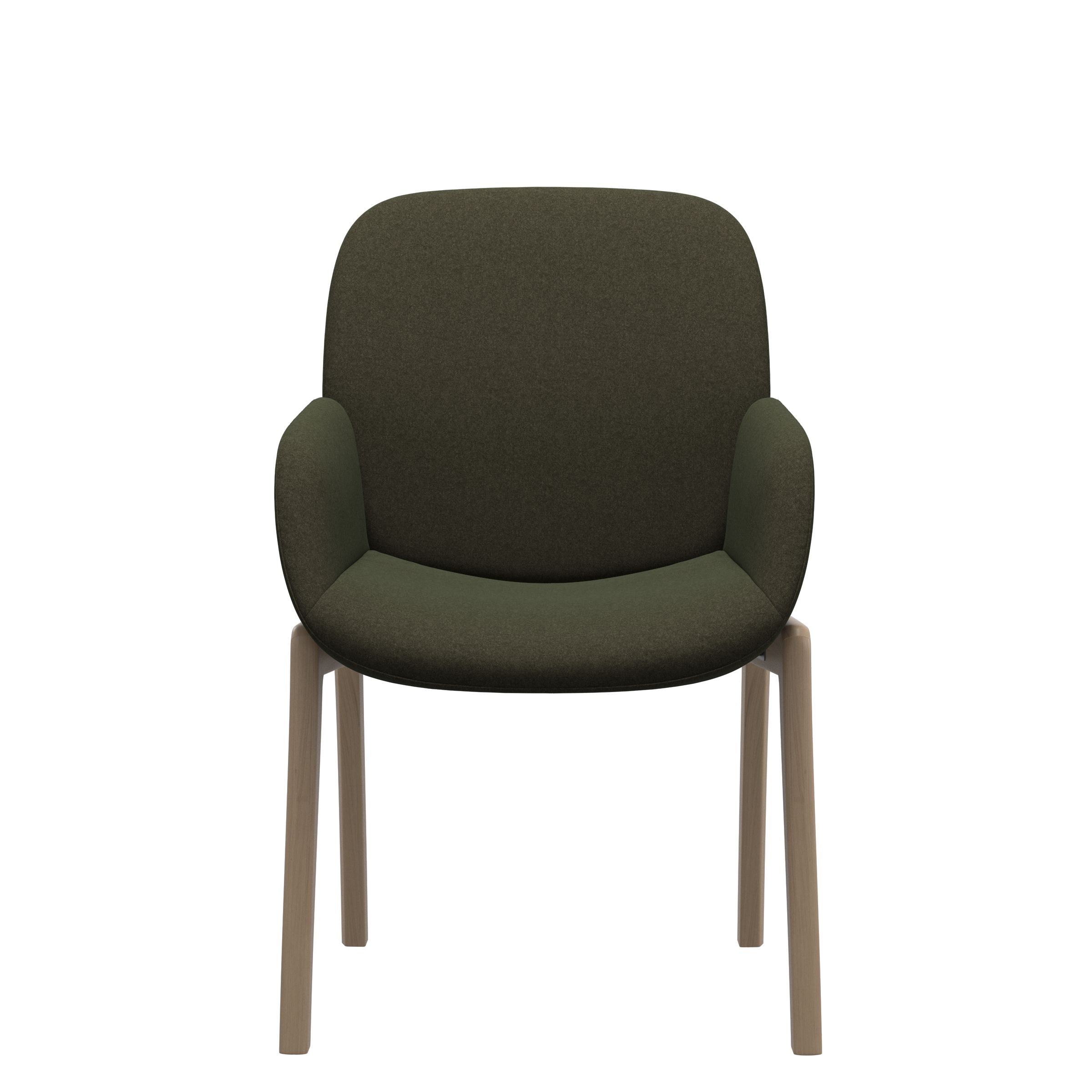 Stressless® Bay spisebordsstol, Lav ryg D100 med armlæn – Calido stof – billede 1