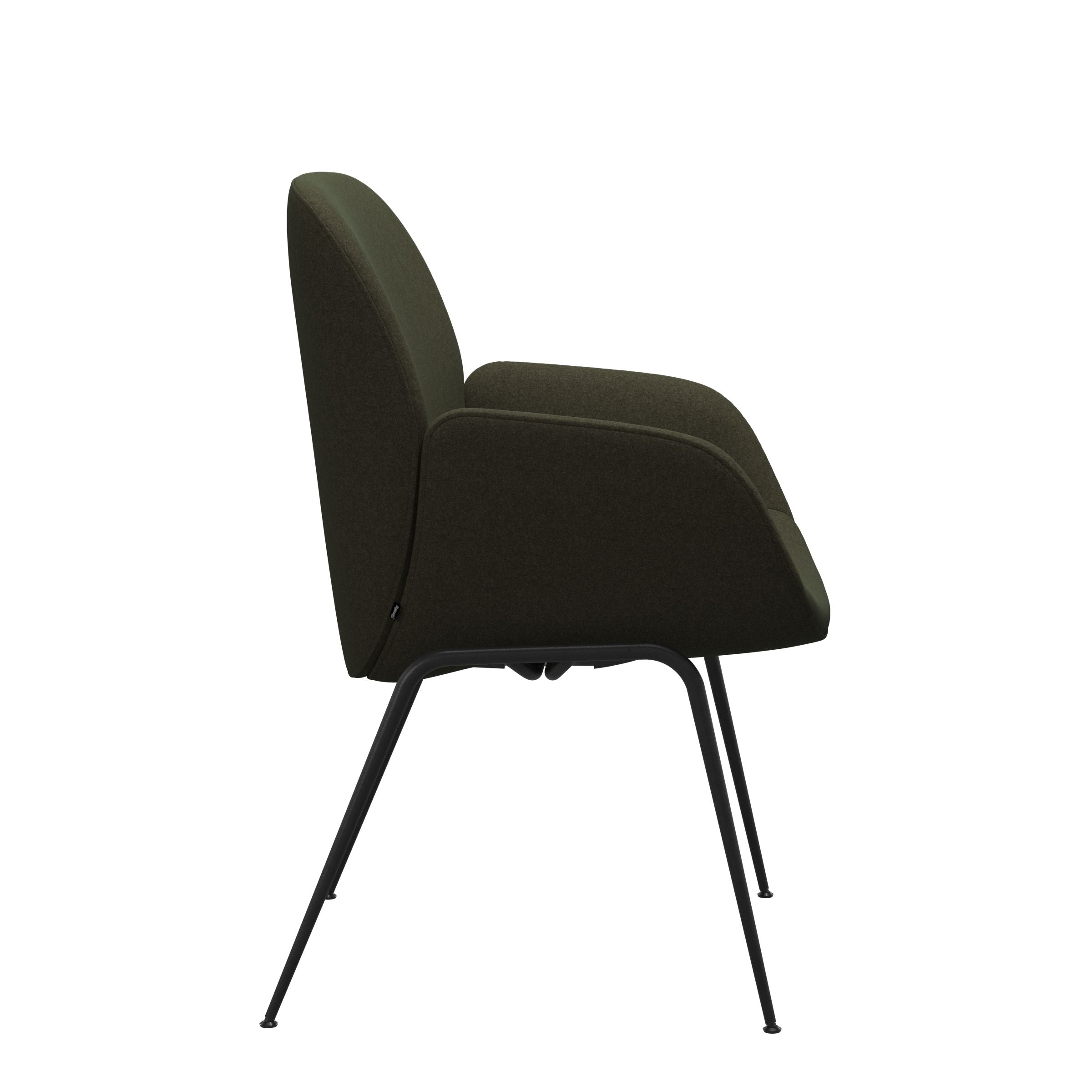 Stressless® Bay spisebordsstol, Lav ryg D300 med armlæn – Calido stof – billede 11