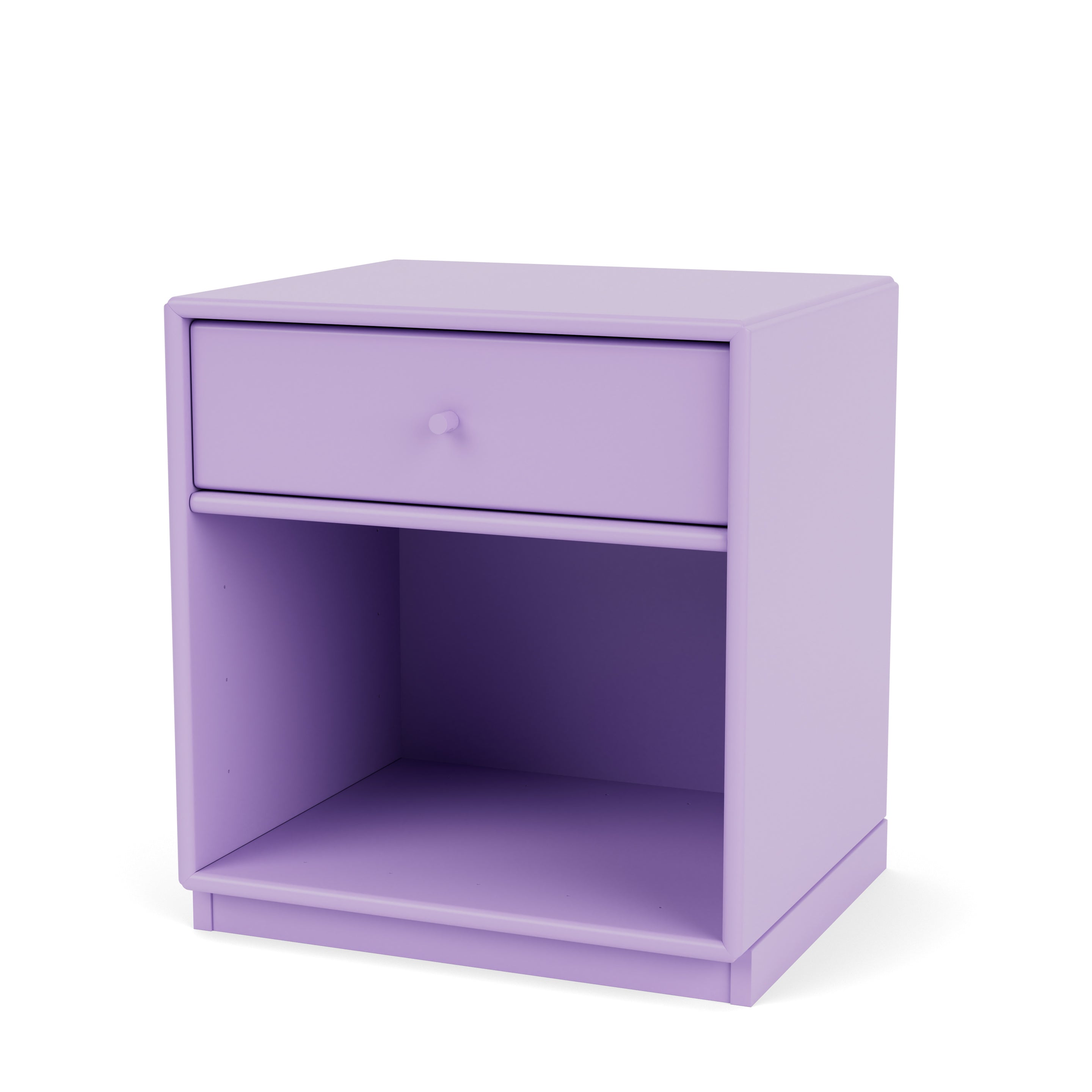 Montana DREAM sengebord i Iris med sokkel 3 cm