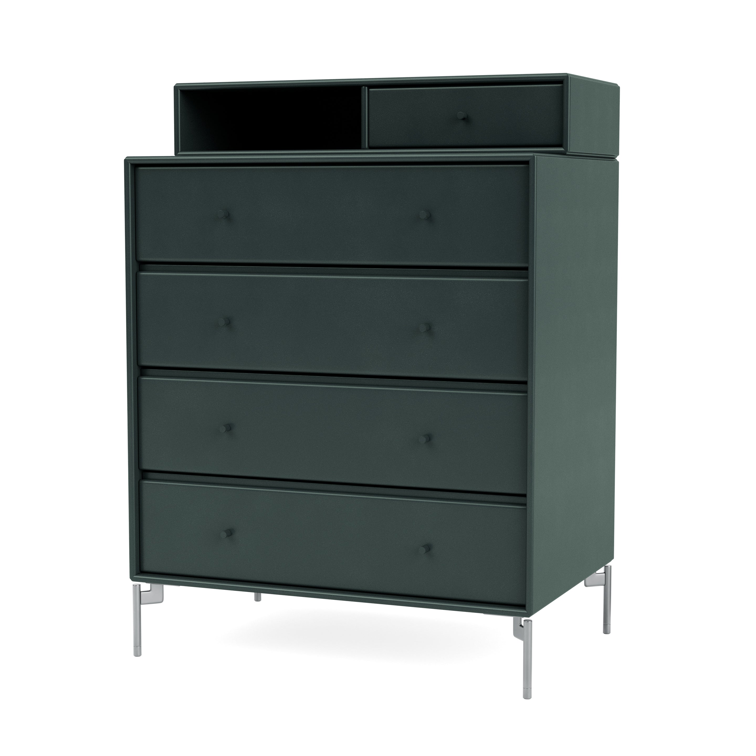 Montana KEEP kommode i Black Jade med ben