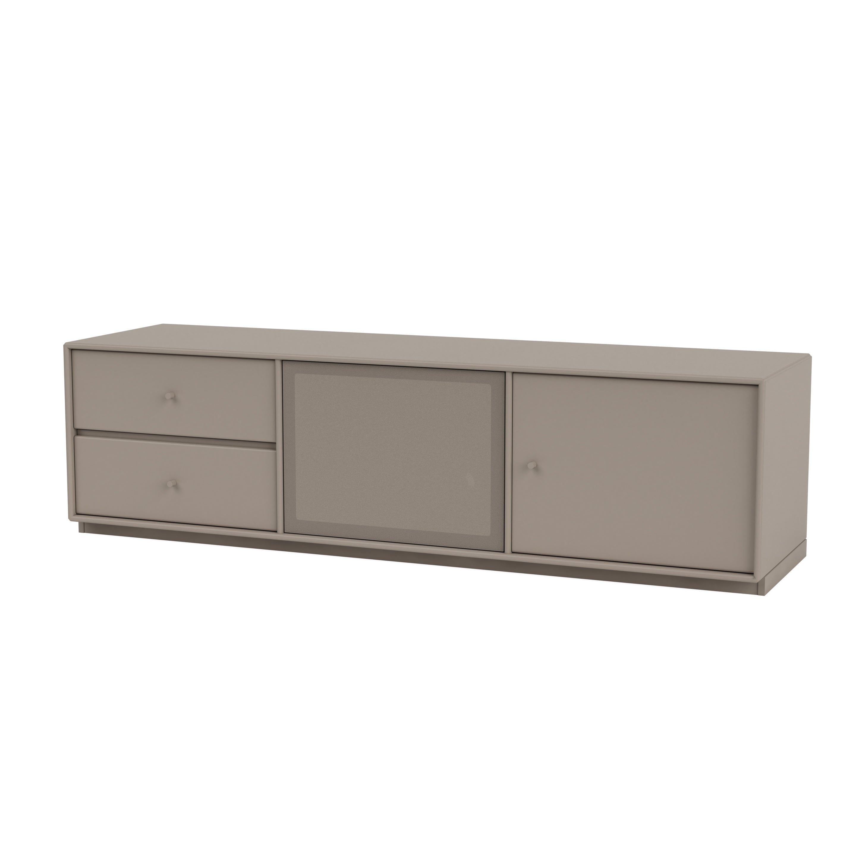 Montana OCTAVE VI TV-bord i Truffle med sokkel 3 cm