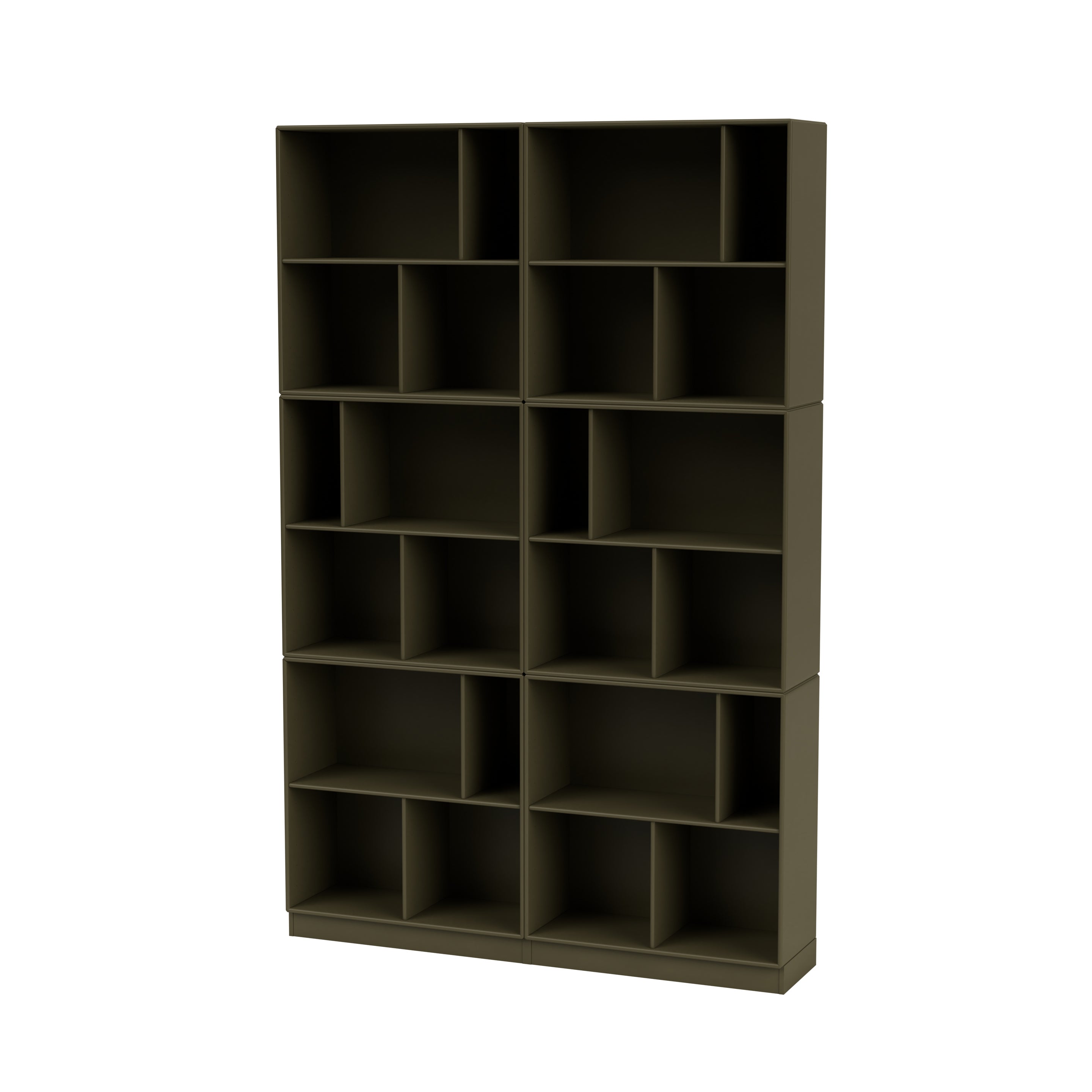 Montana READ klassisk bogreol i Oregano med sokkel 7 cm