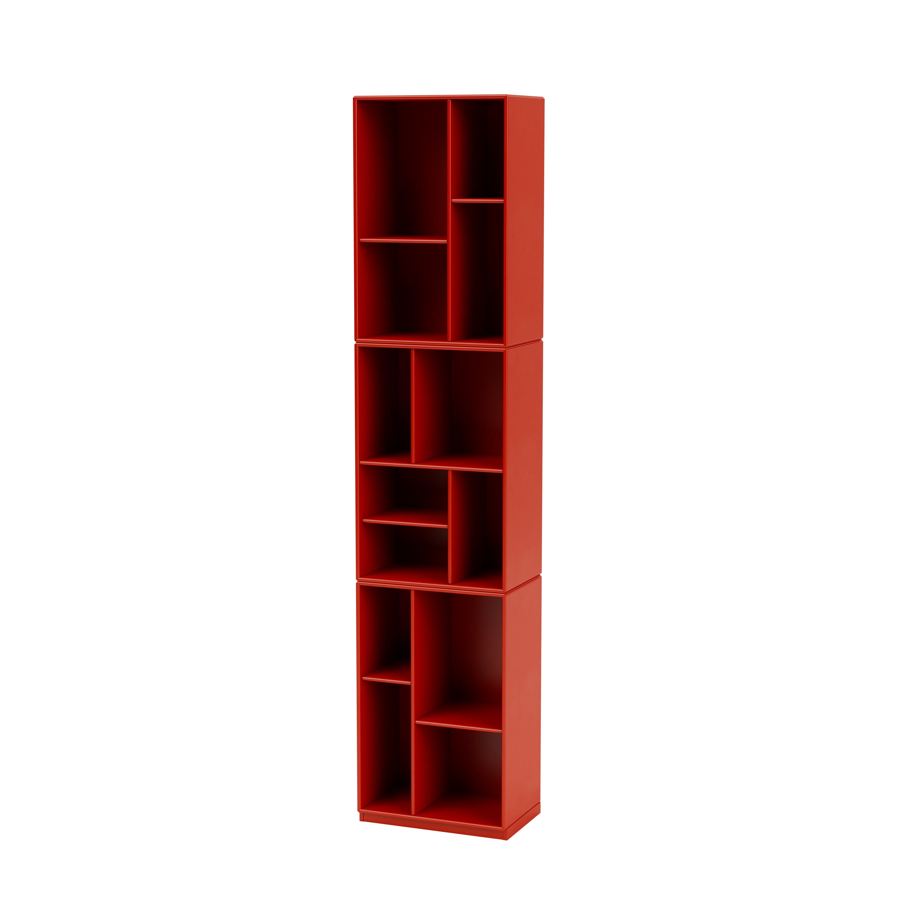 Montana LOOM smal bogreol i Rosehip med sokkel 3 cm