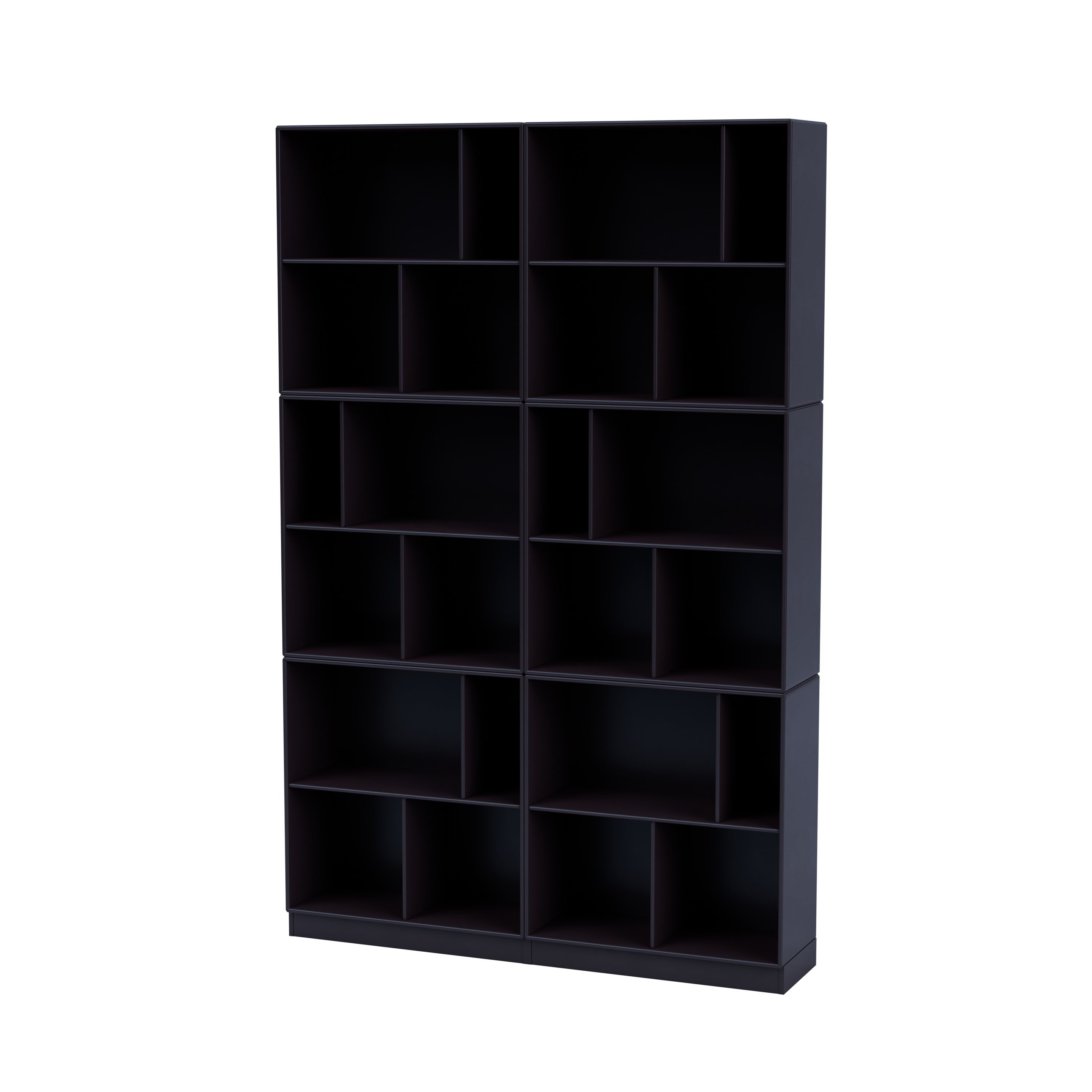 Montana READ klassisk bogreol i Shadow med sokkel 7 cm
