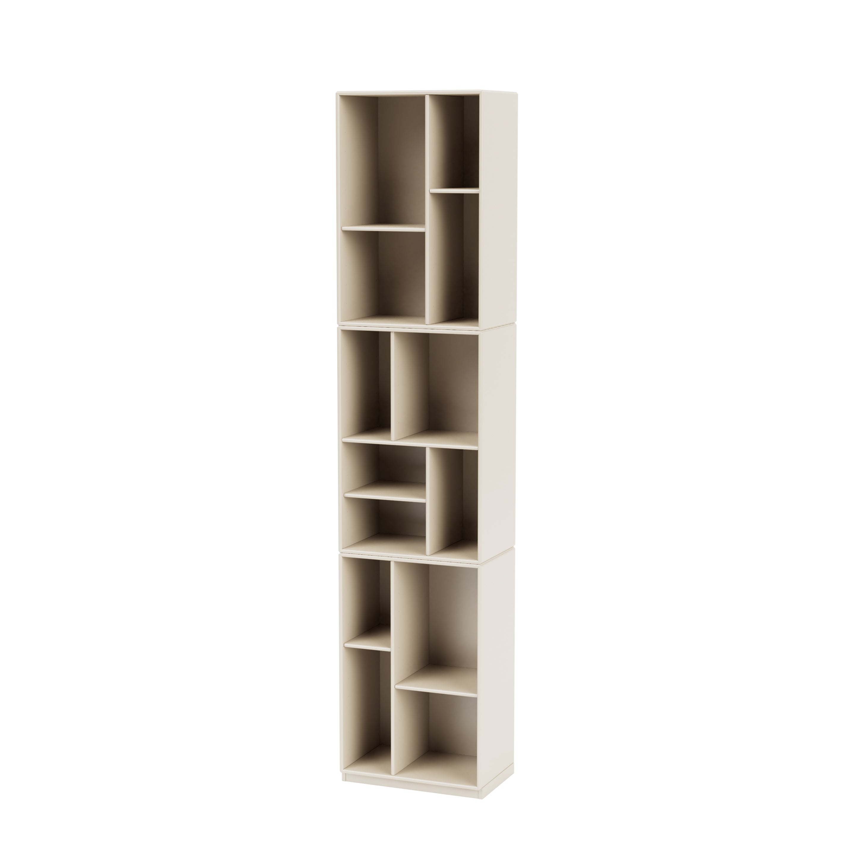 Montana LOOM smal bogreol i Oat med sokkel 3 cm