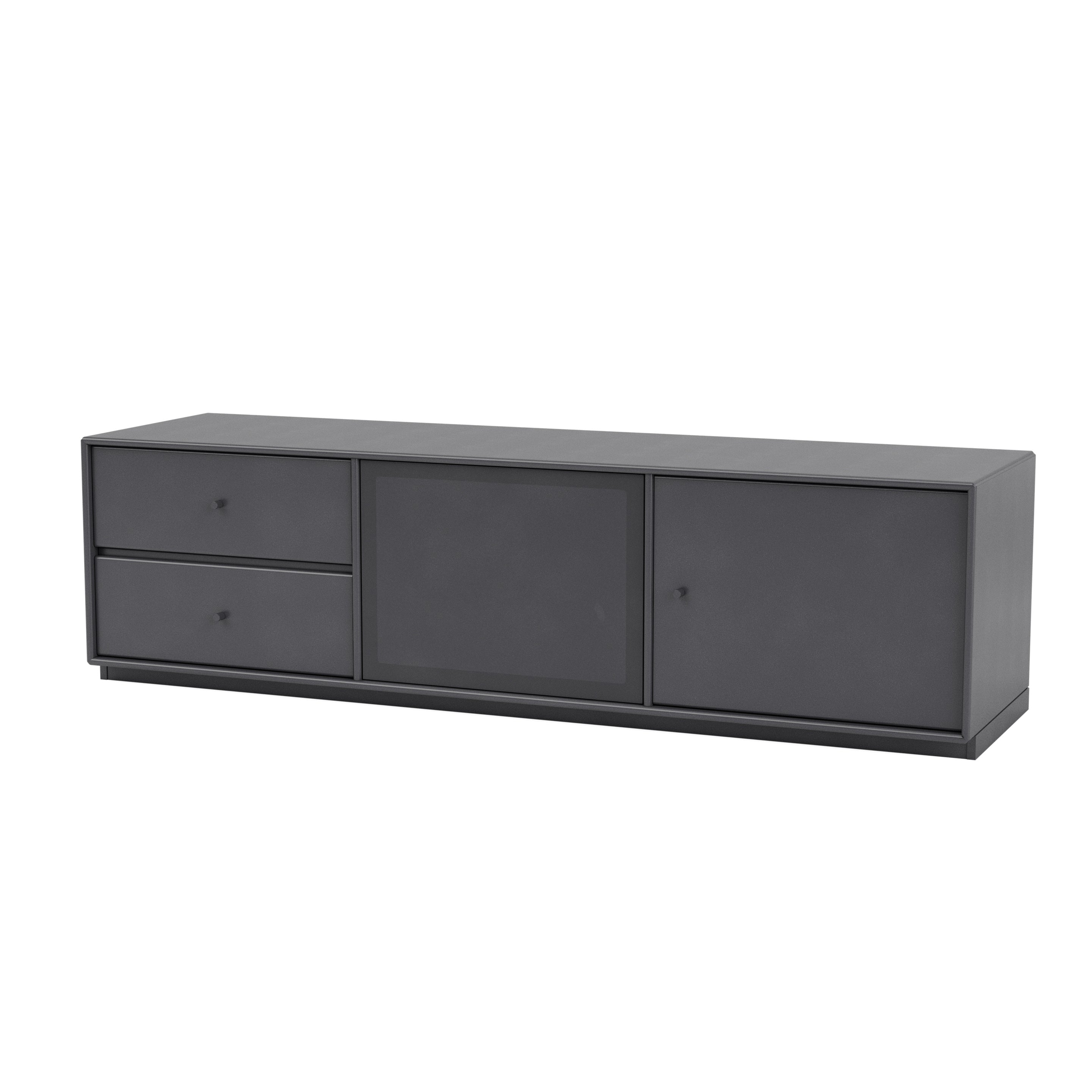 Montana OCTAVE VI TV-bord i Coal med sokkel 3 cm