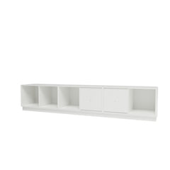 Montana REST III opbevaringsbænk i White med sokkel 7 cm