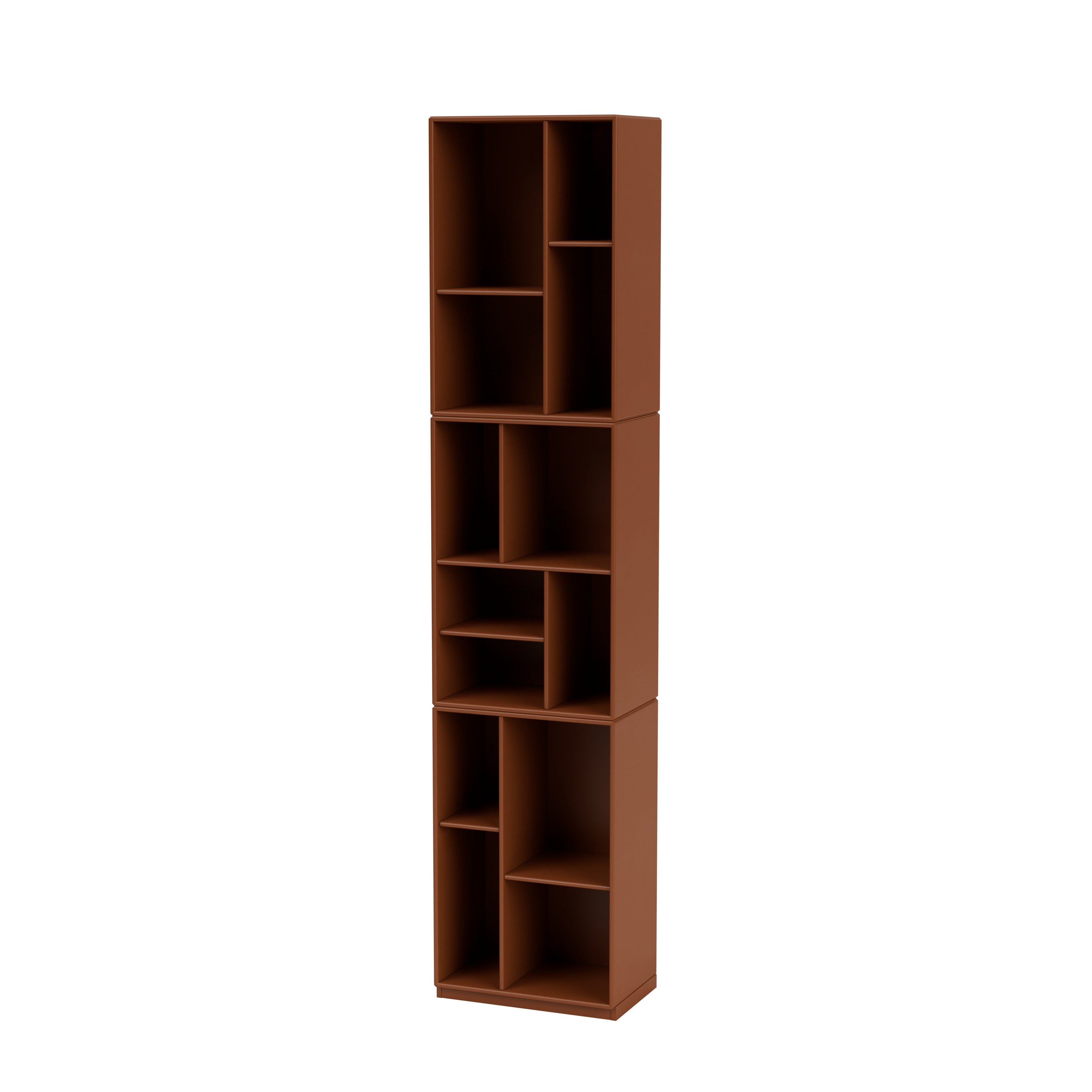 Montana LOOM smal bogreol i Hazelnut med sokkel 3 cm