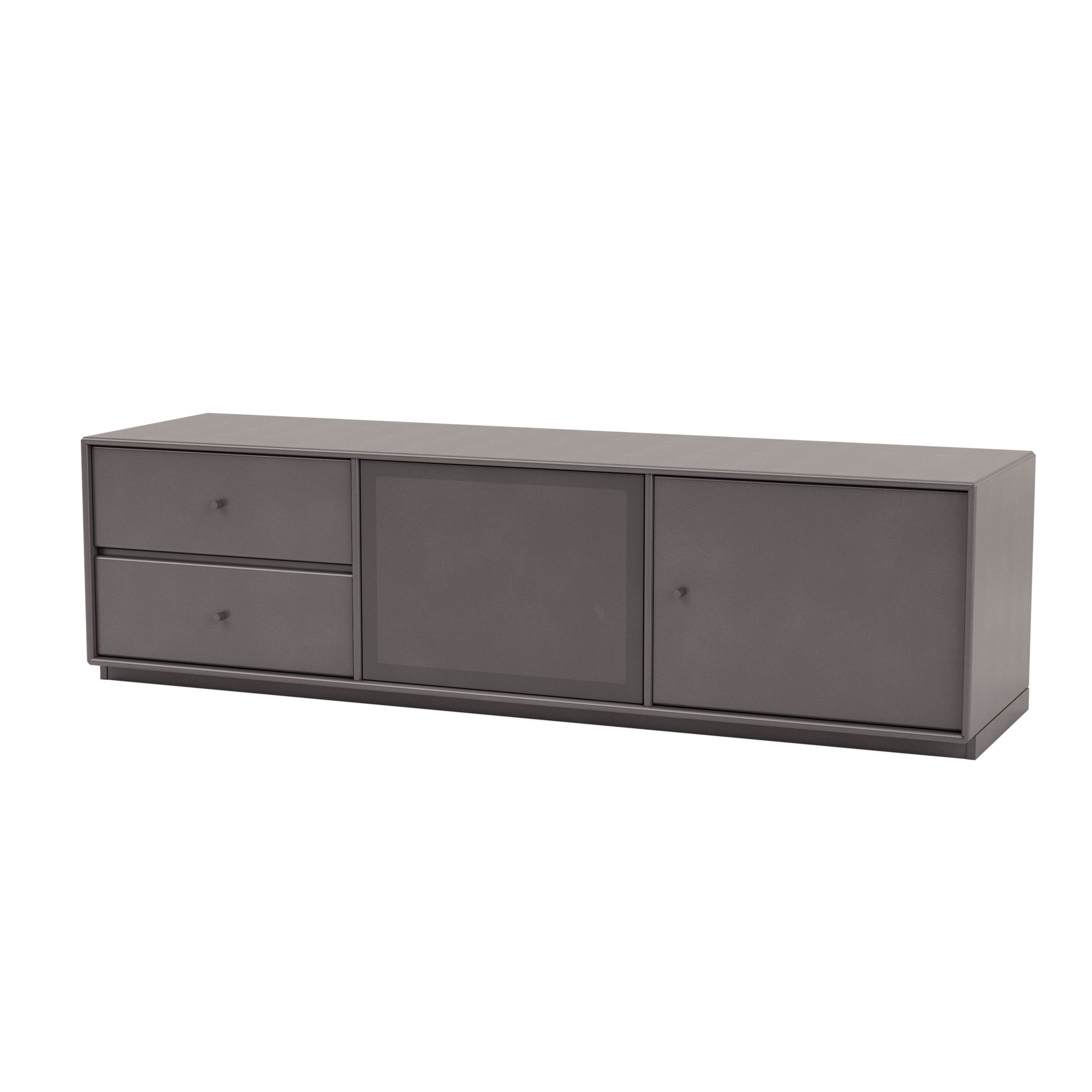 Montana OCTAVE VI TV-bord i Coffee med sokkel 3 cm