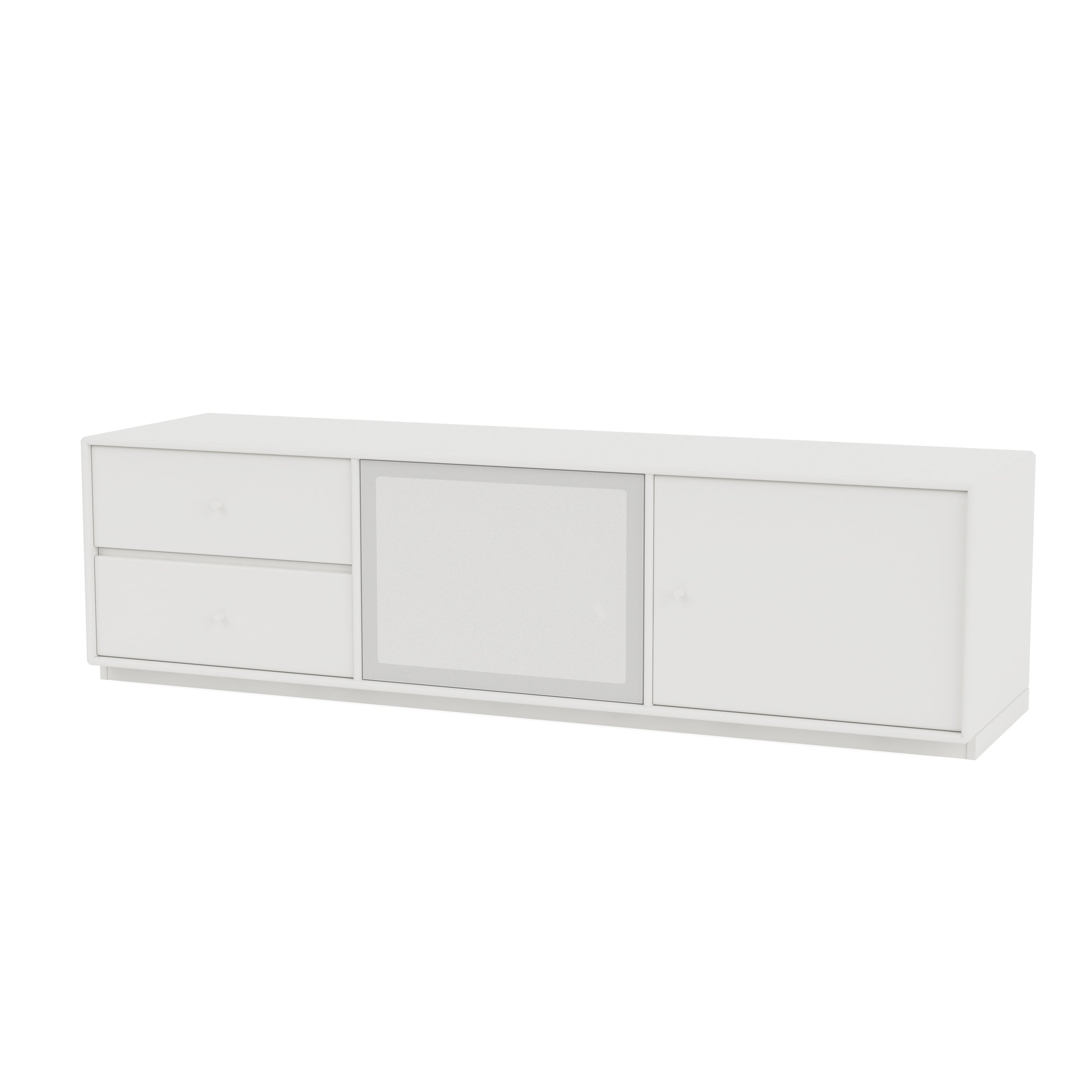Montana OCTAVE VI TV-bord i White med sokkel 3 cm