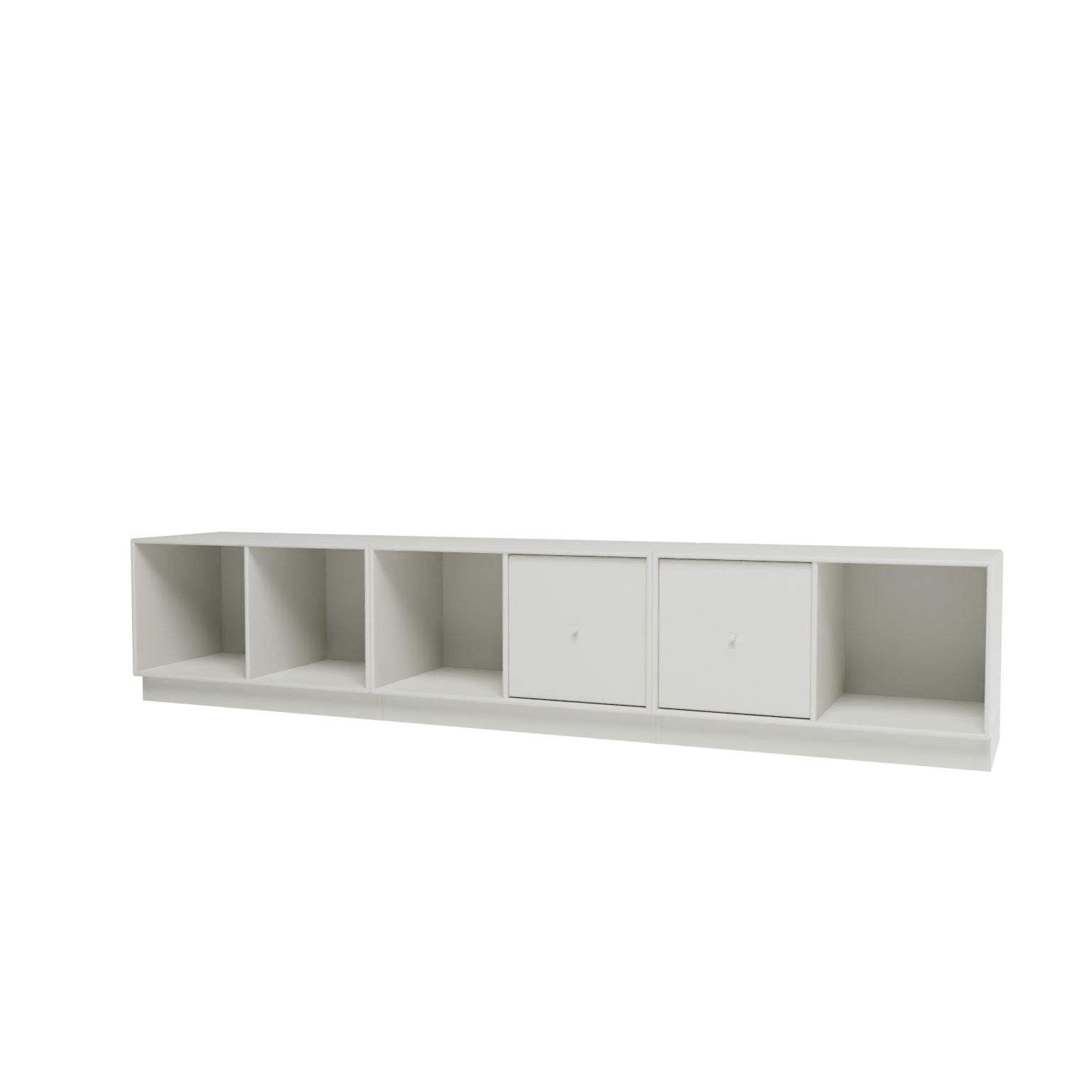Montana REST III opbevaringsbænk i Nordic med sokkel 7 cm