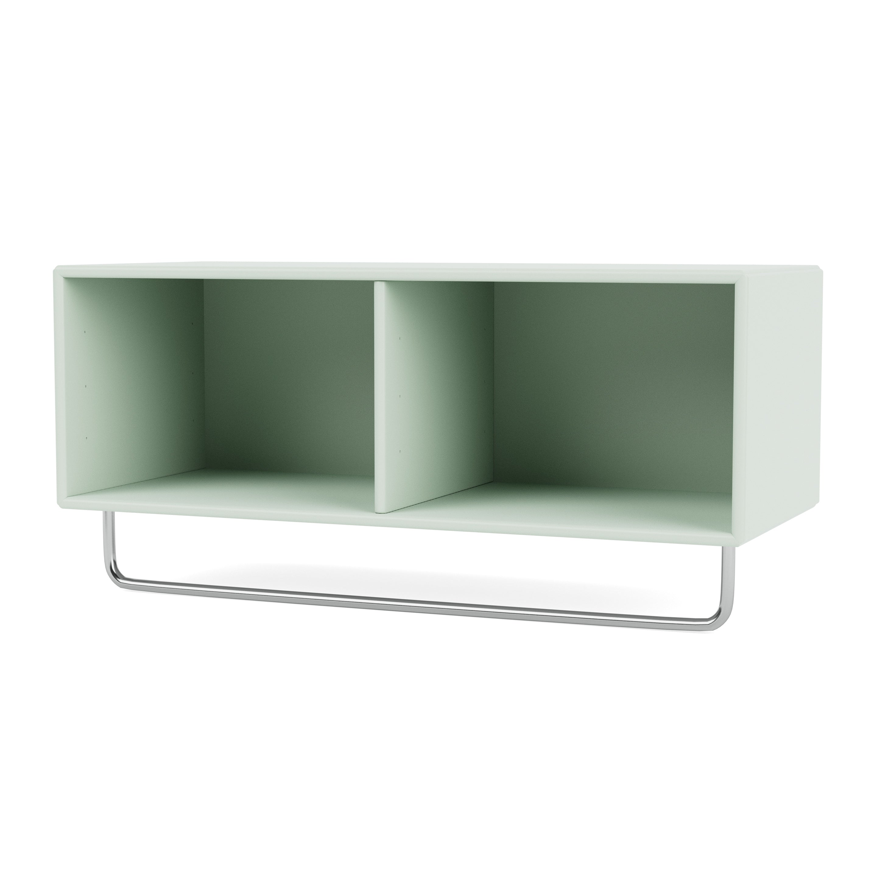 Montana COAT hattehylde i Mist med ophængsbeslag til vægmontering