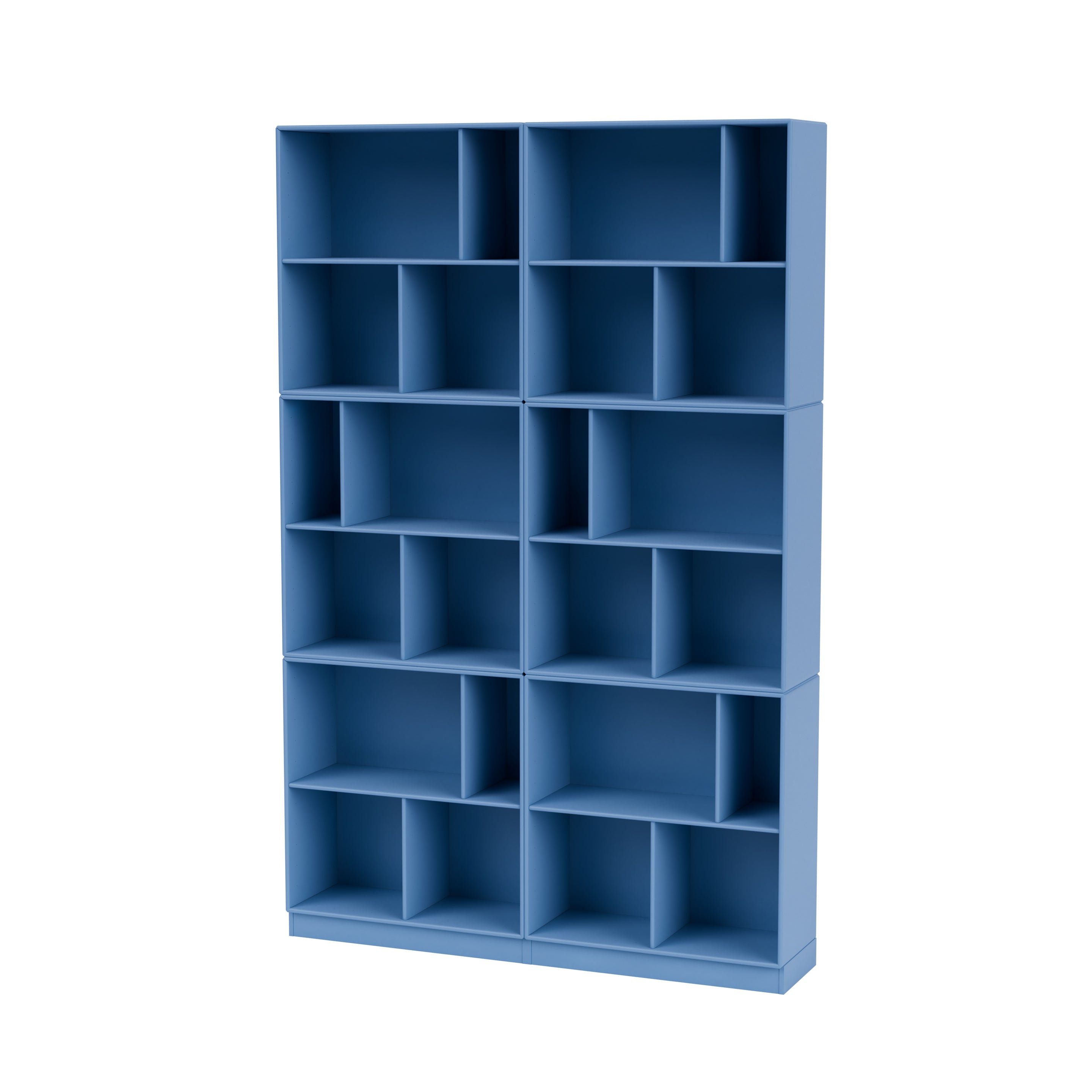 Montana READ klassisk bogreol i Azure med sokkel 7 cm