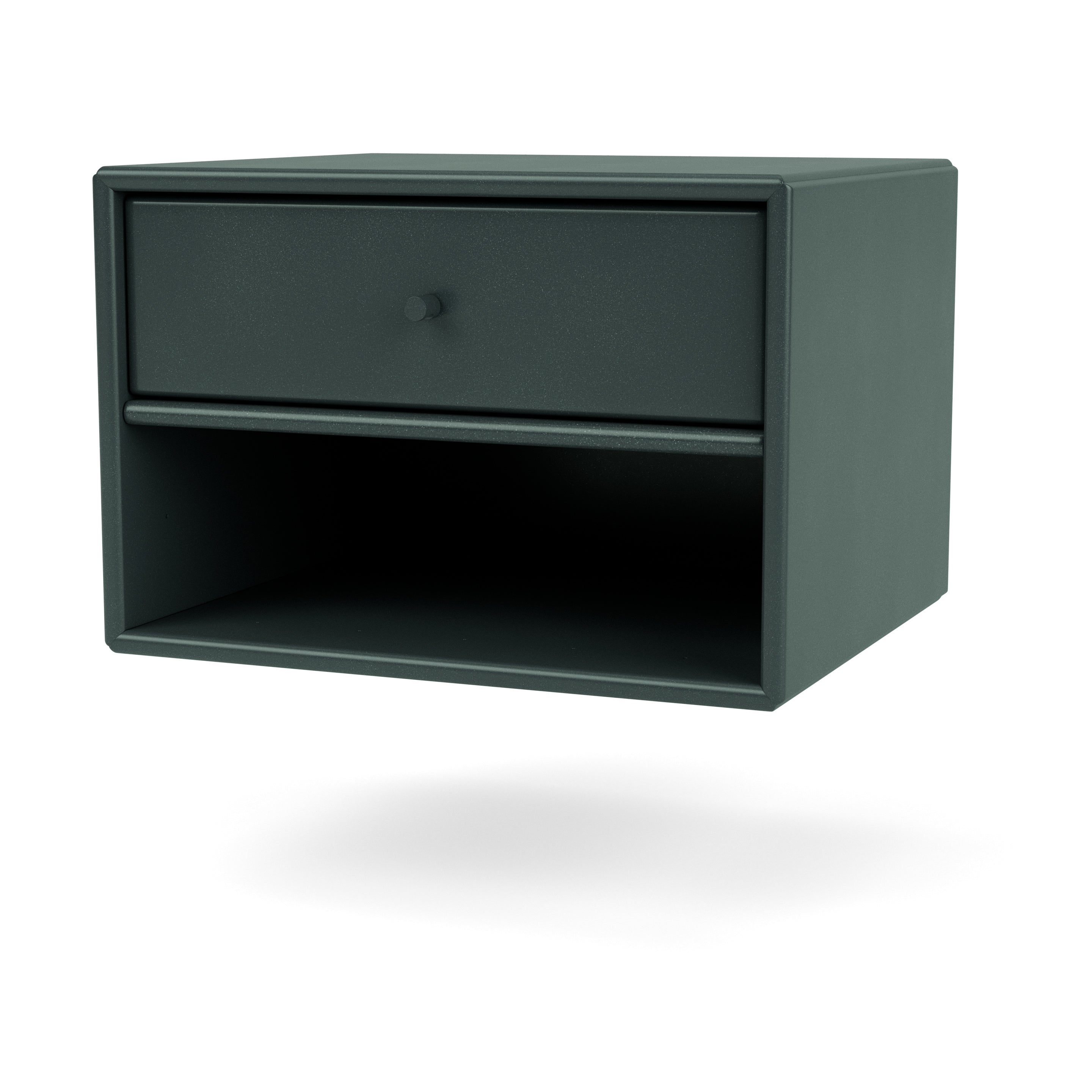 Montana DASH lille sengebord i Black Jade med ophæng
