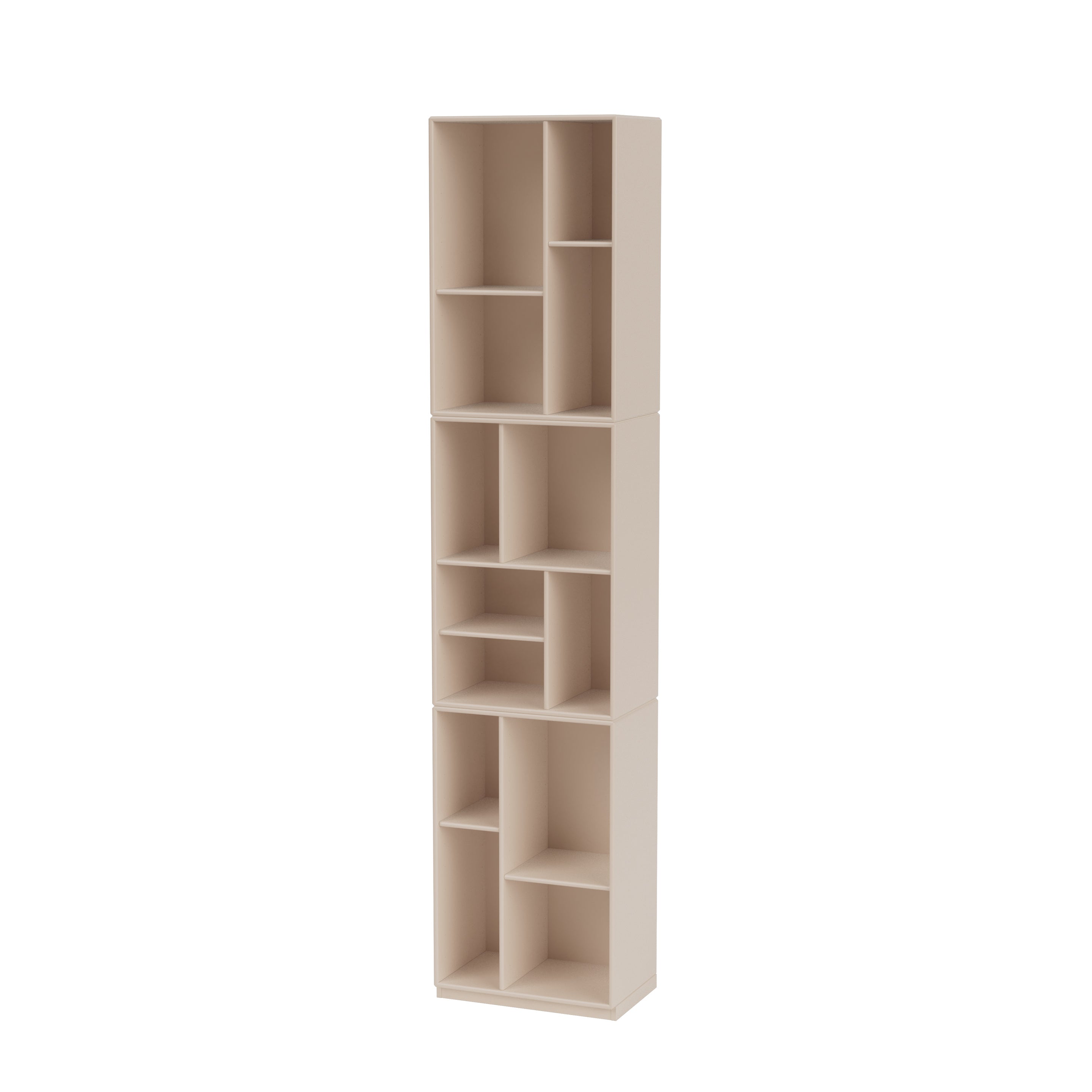 Montana LOOM smal bogreol i Clay med sokkel 3 cm