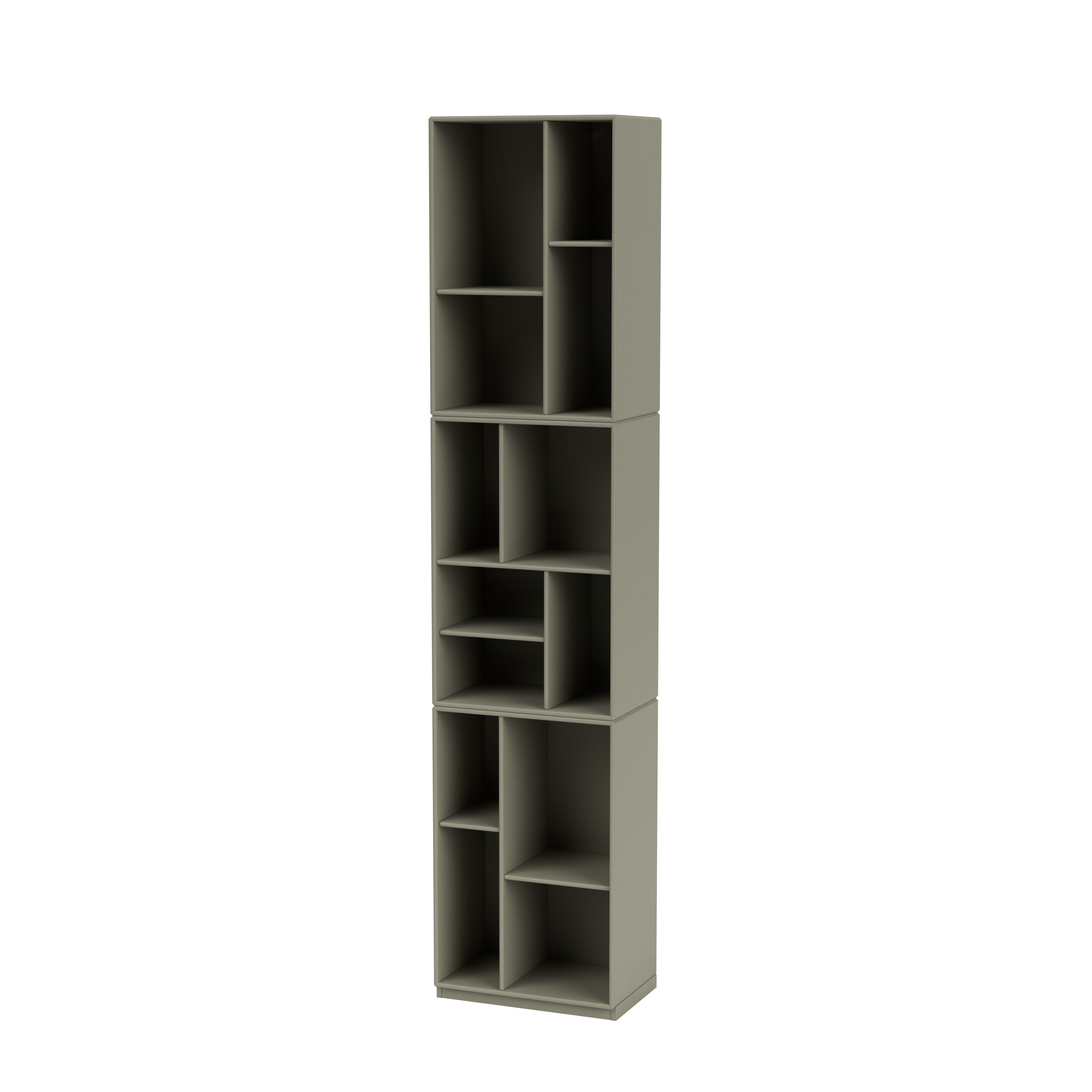 Montana LOOM smal bogreol i Fennel med sokkel 3 cm