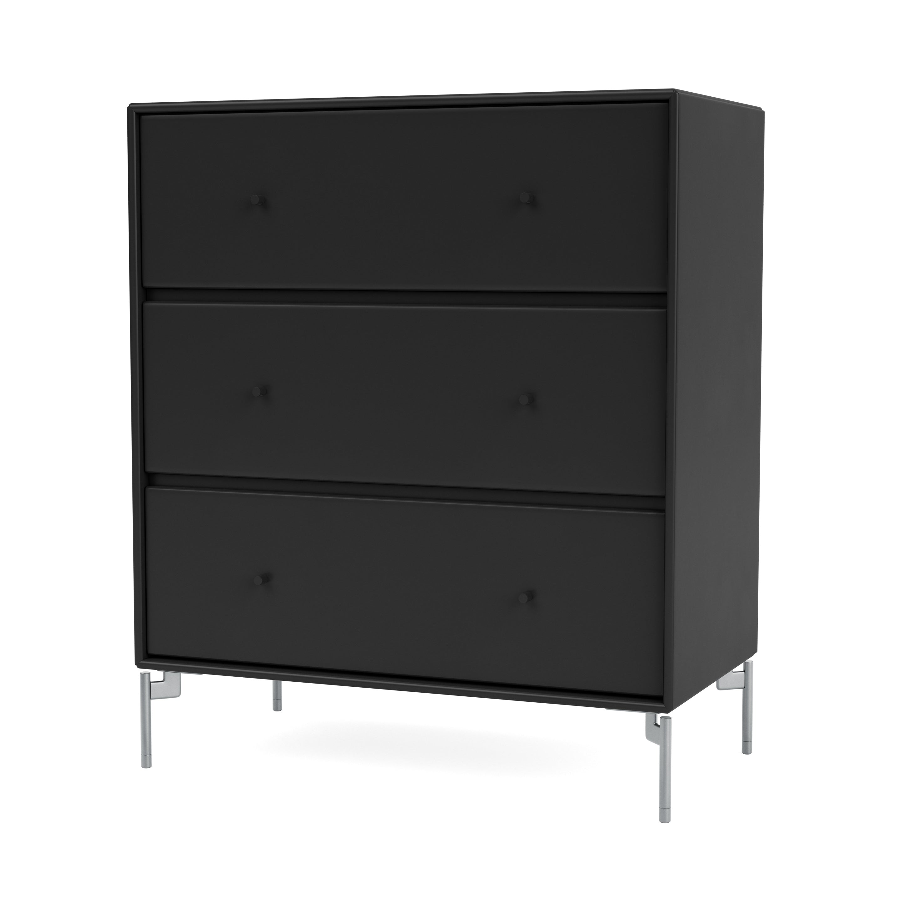 Montana CARRY kommode i Black med ben