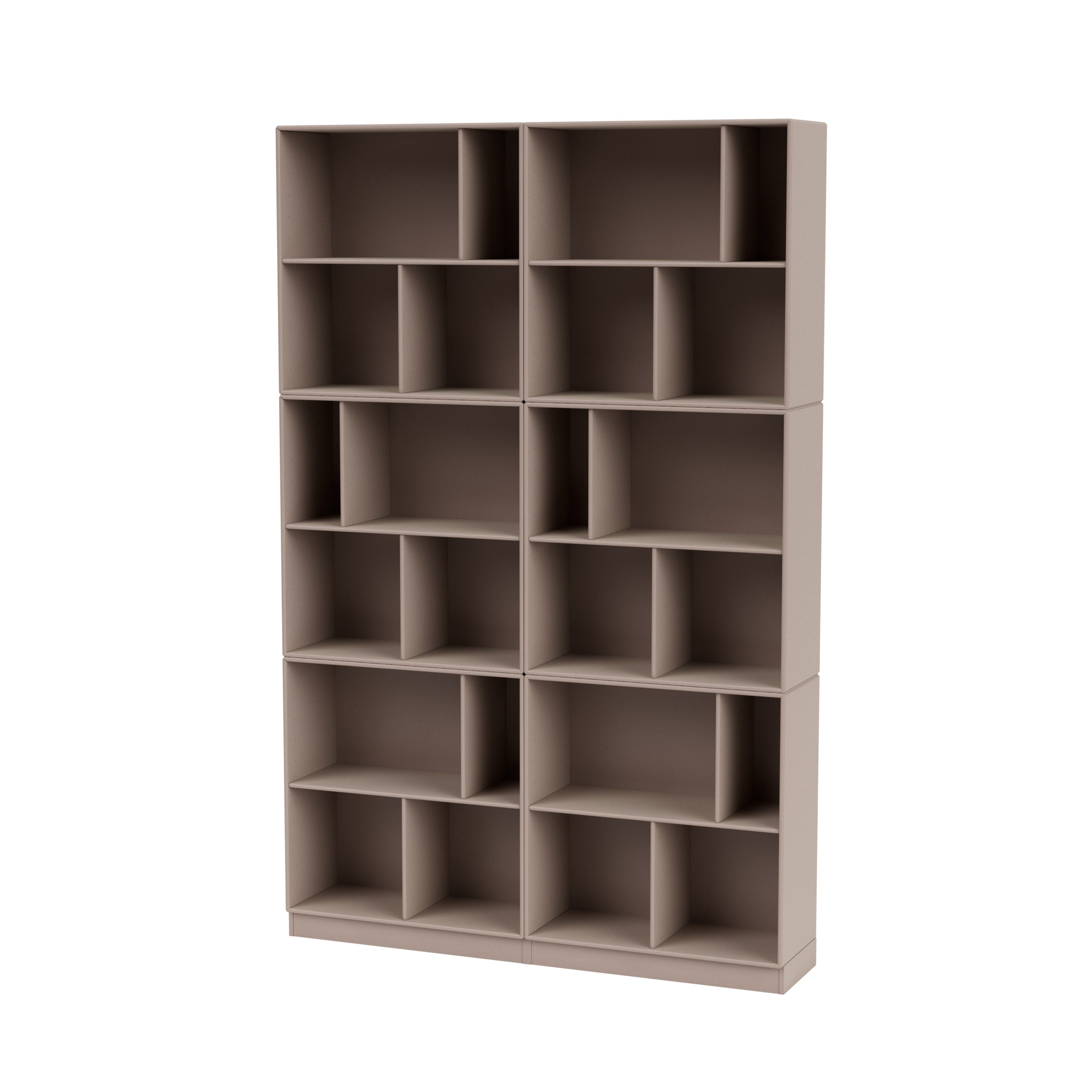 Montana READ klassisk bogreol i Mushroom med sokkel 7 cm