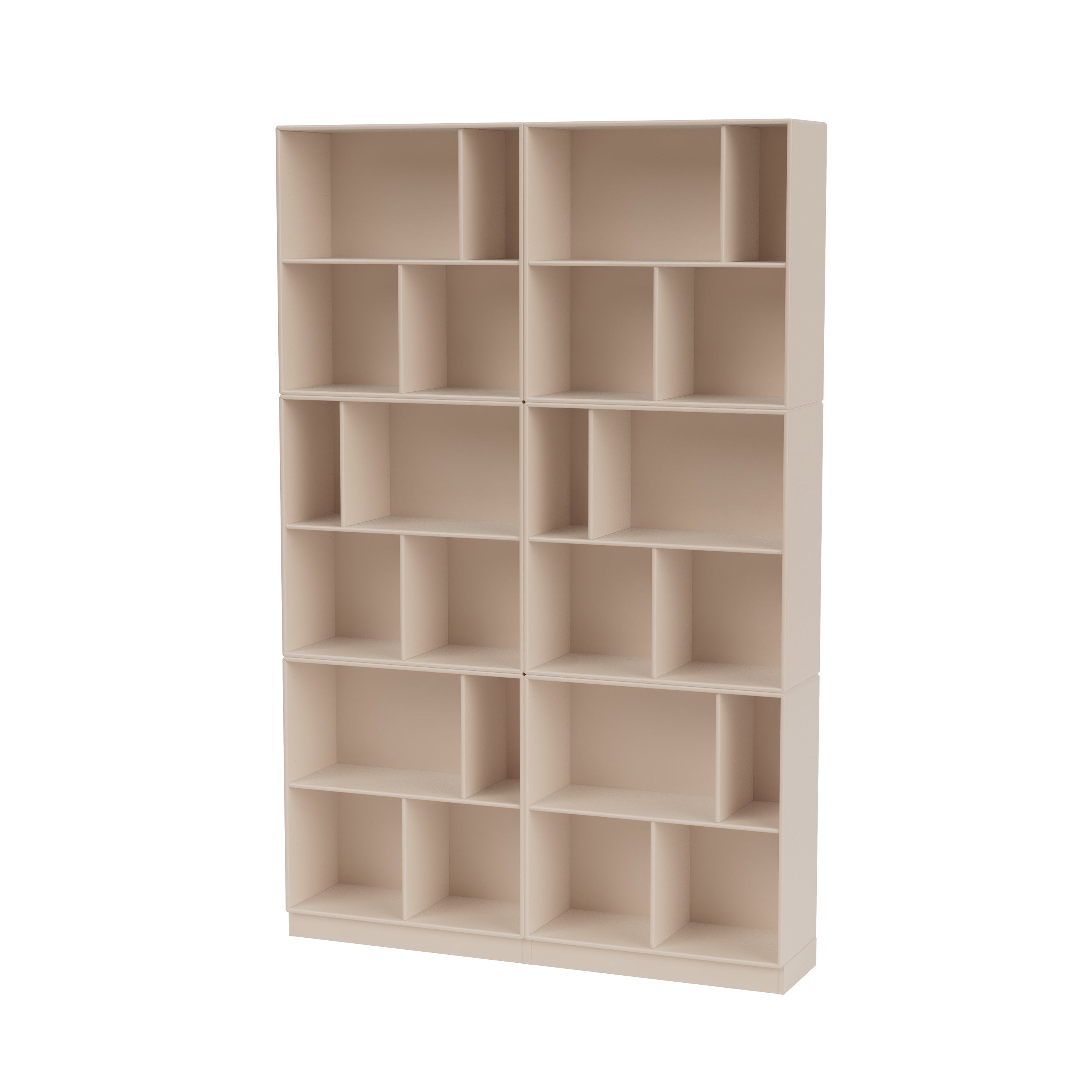 Montana READ klassisk bogreol i Clay med sokkel 7 cm