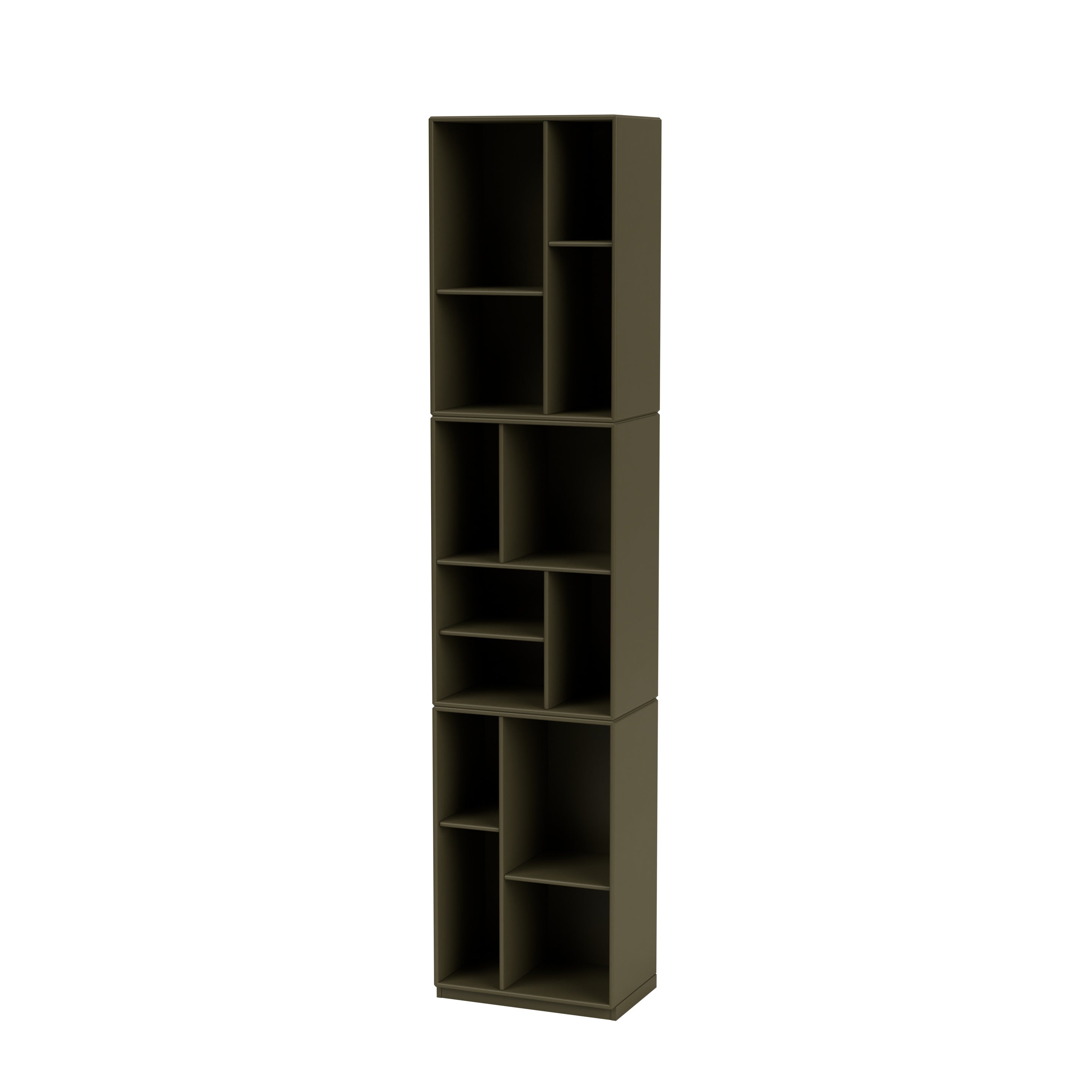 Montana LOOM smal bogreol i Oregano med sokkel 3 cm