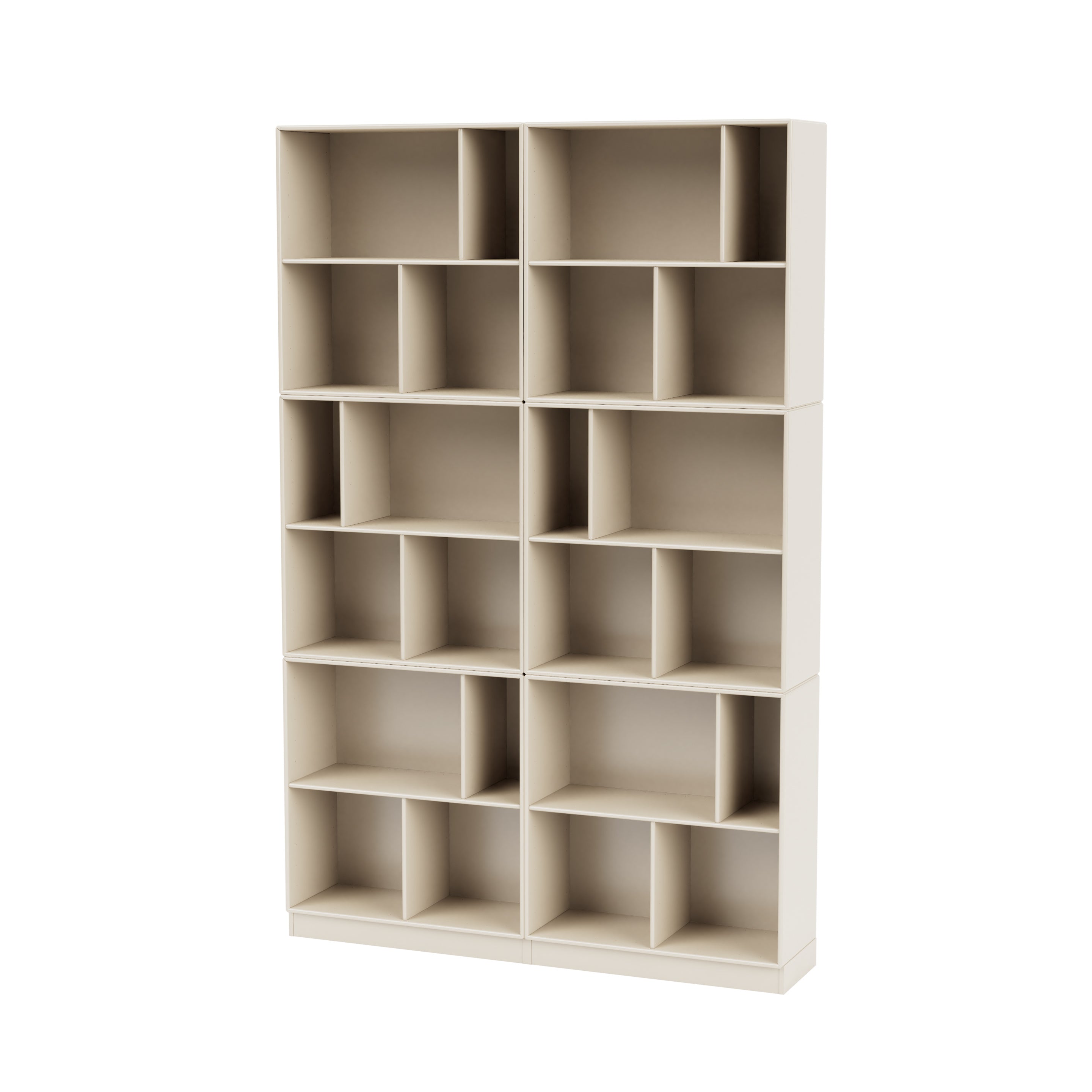 Montana READ klassisk bogreol i Oat med sokkel 7 cm