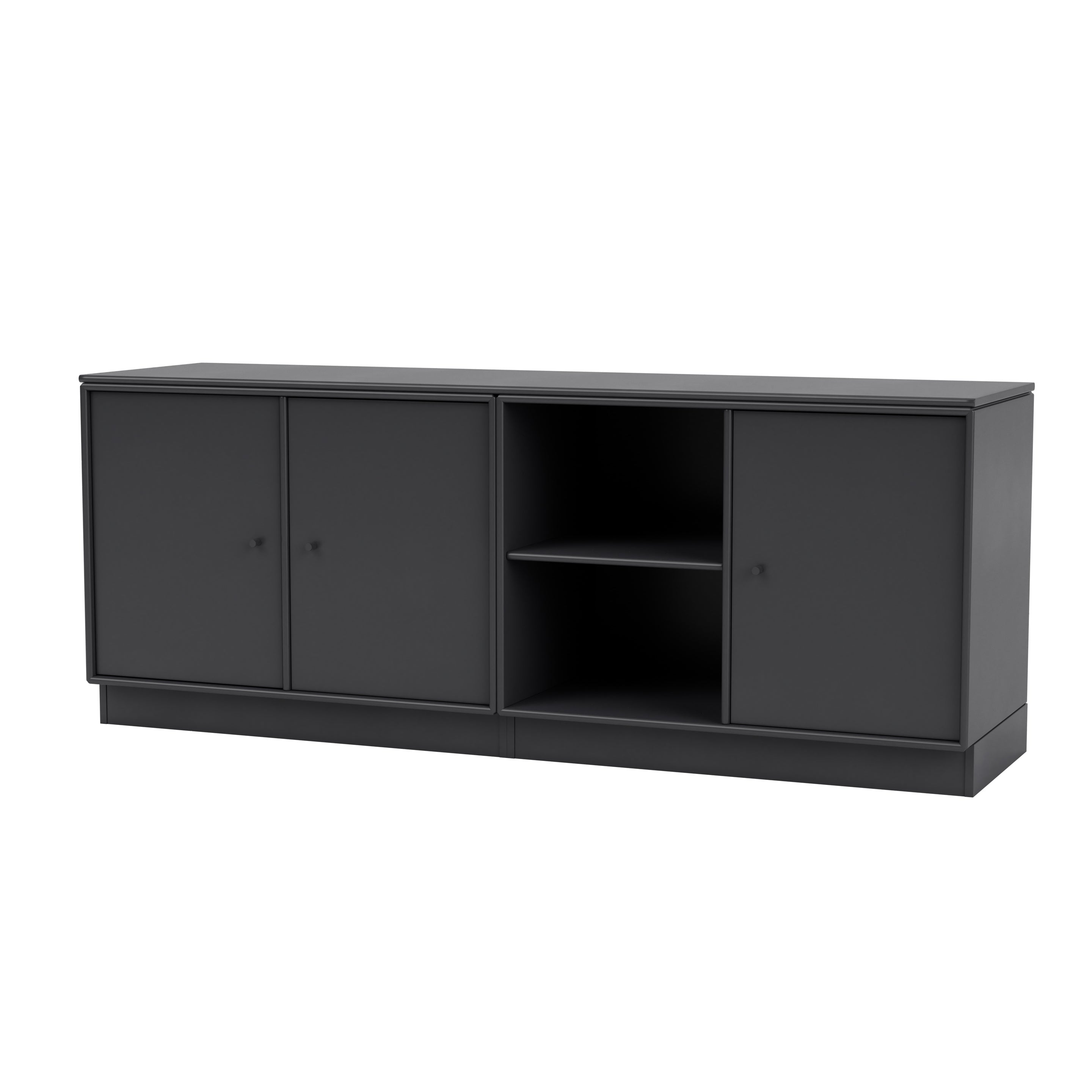 Montana SAVE lav skænk i Anthracite med sokkel 7 cm