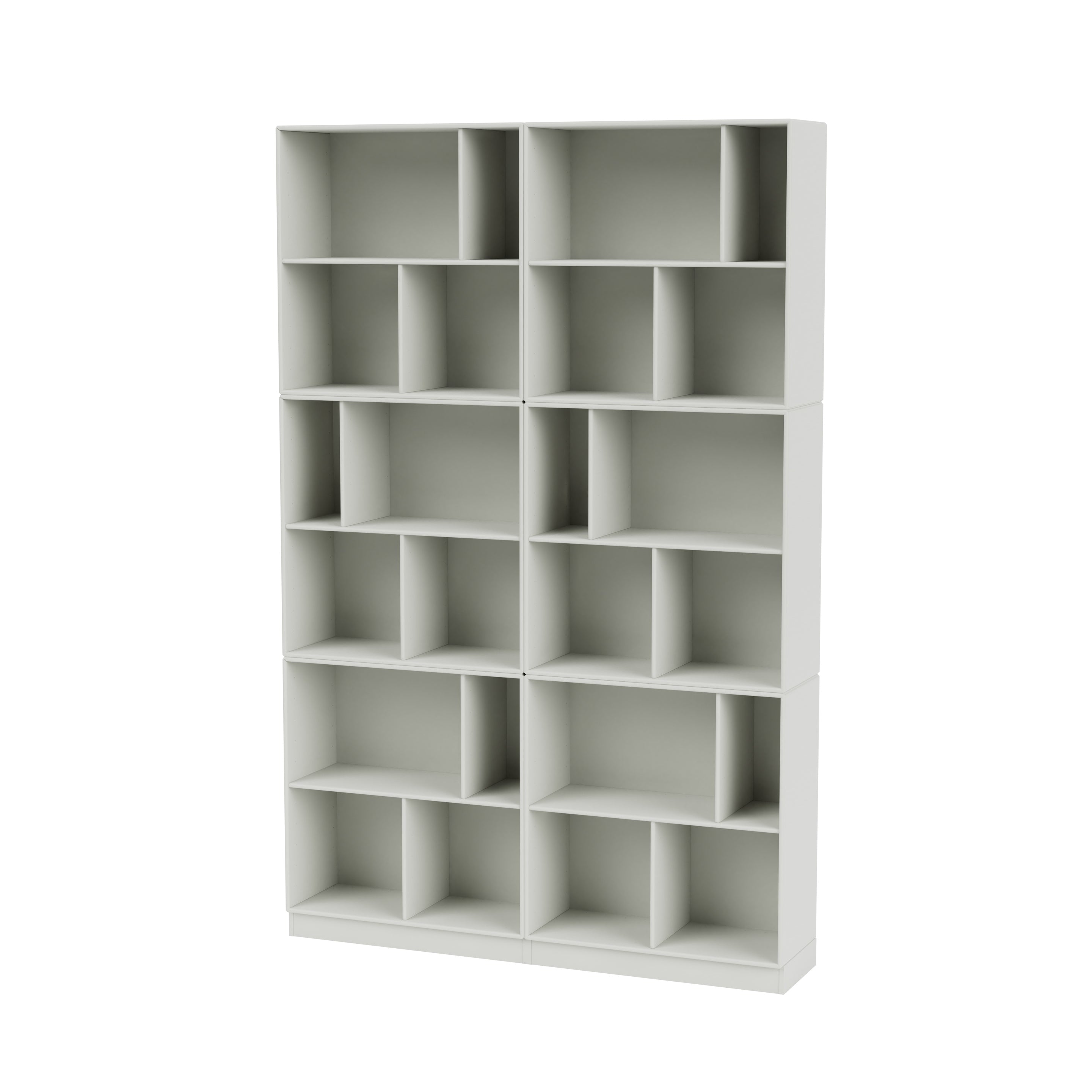 Montana READ klassisk bogreol i Nordic med sokkel 7 cm