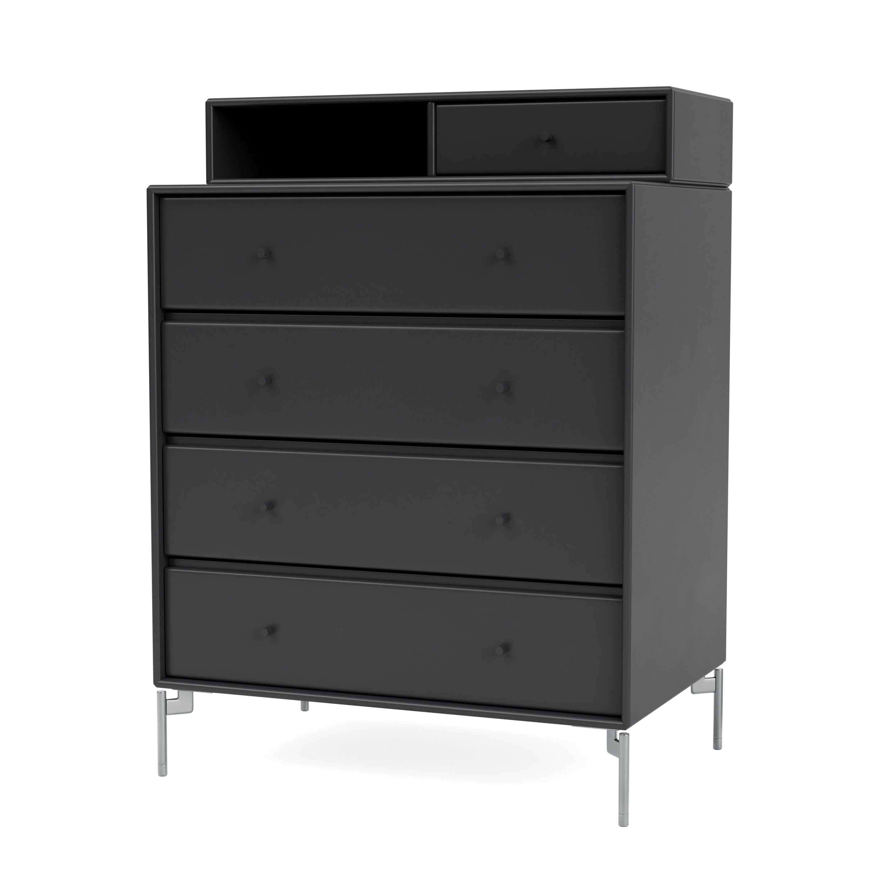 Montana KEEP kommode i Anthracite med ben