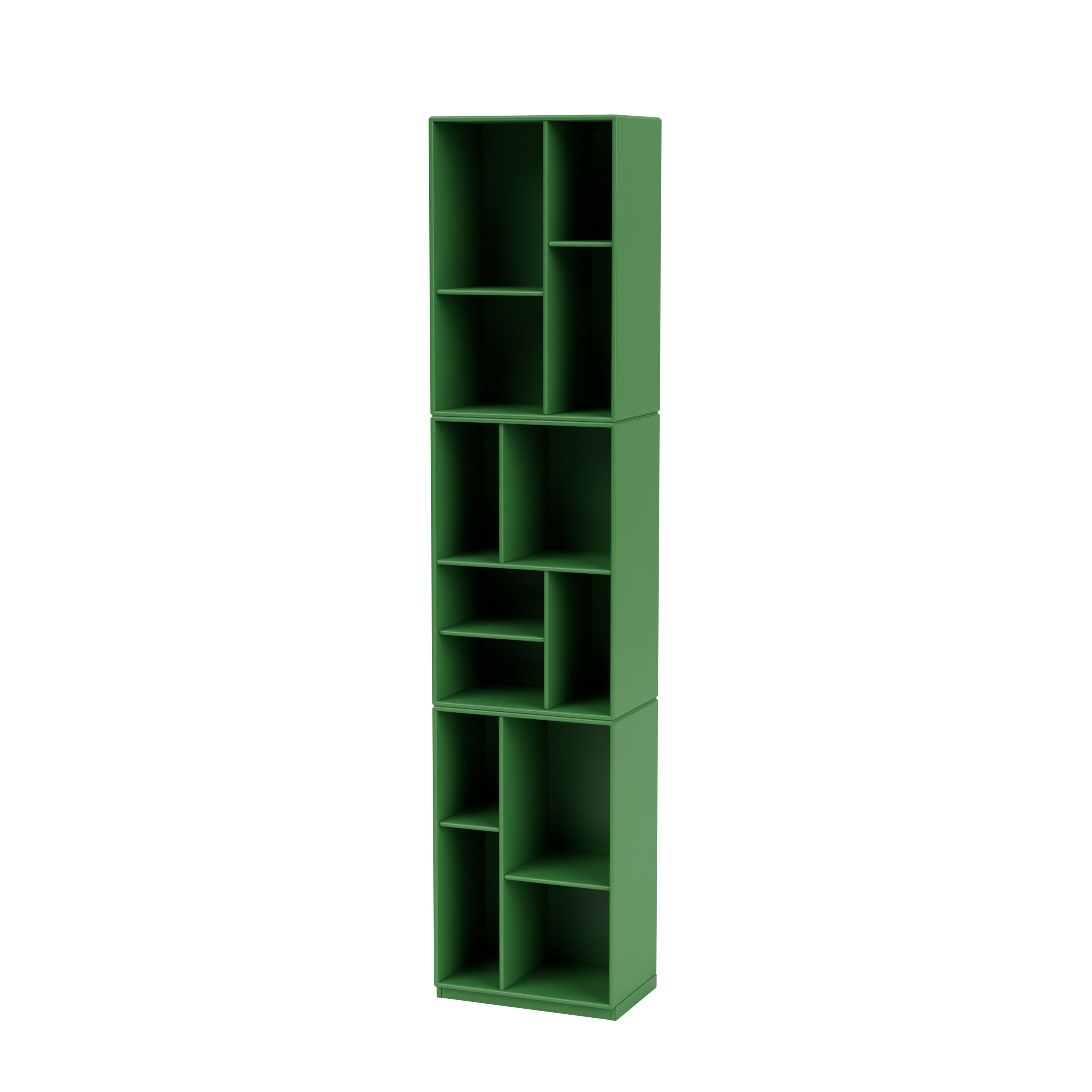 Montana LOOM smal bogreol i Parsley med sokkel 3 cm