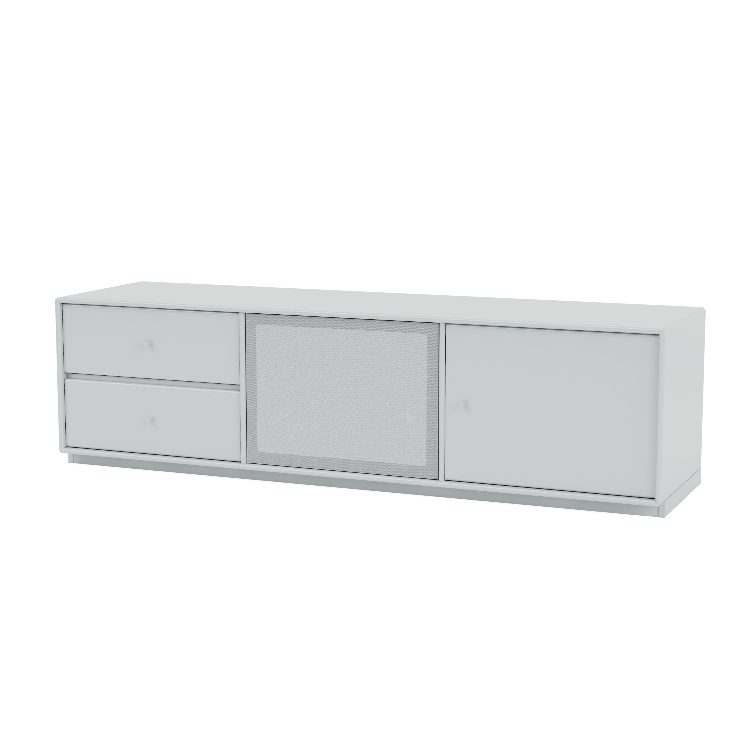 Montana OCTAVE VI TV-bord i Oyster med sokkel 3 cm