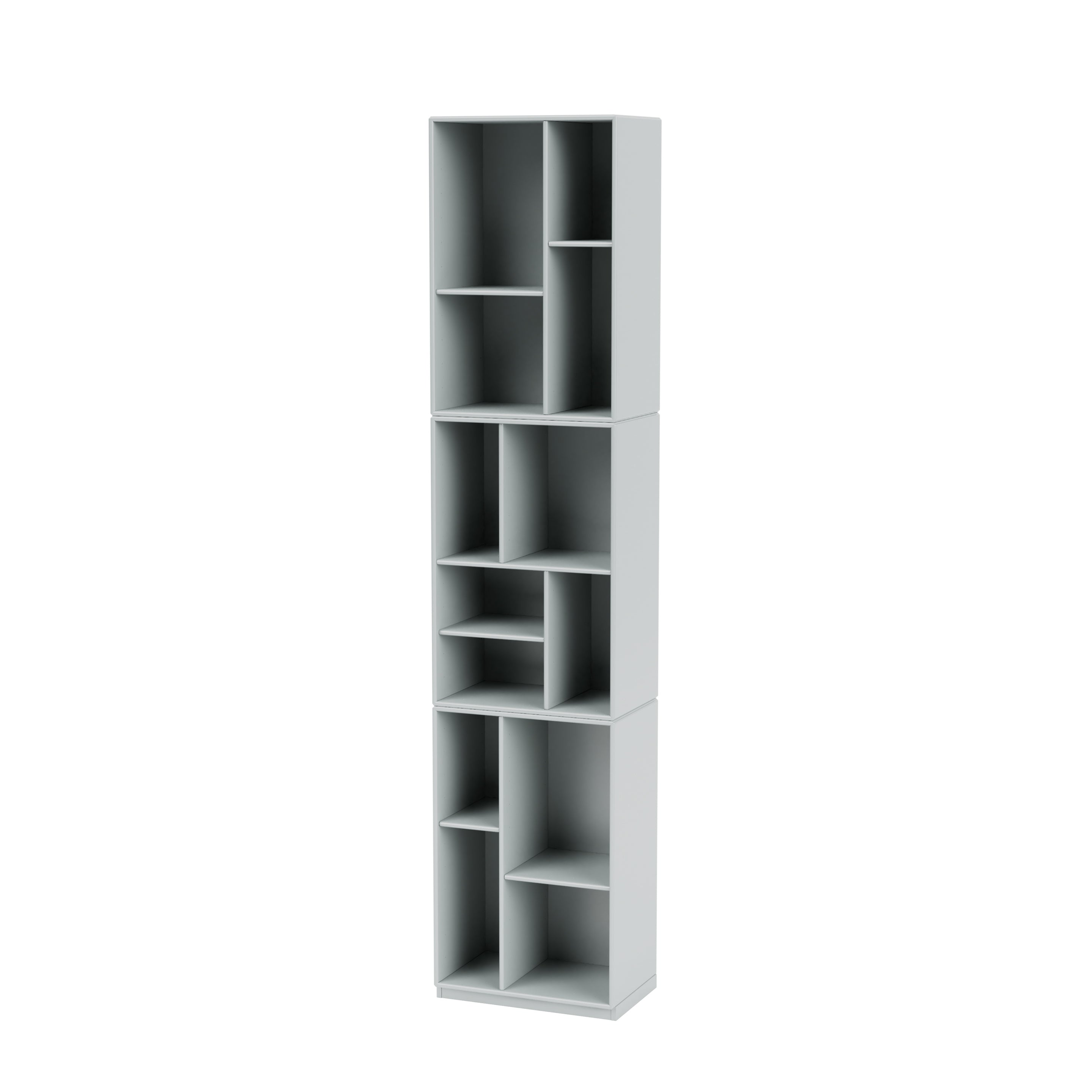 Montana LOOM smal bogreol i Oyster med sokkel 3 cm