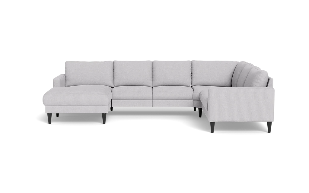 Stamford 2543 hjørnesofa med chaiselong - Rebel stof - Light Grey - Venstrevendt