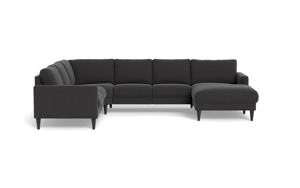Stamford 2543 hjørnesofa med chaiselong - Lido stof - Antracit - Højrevendt