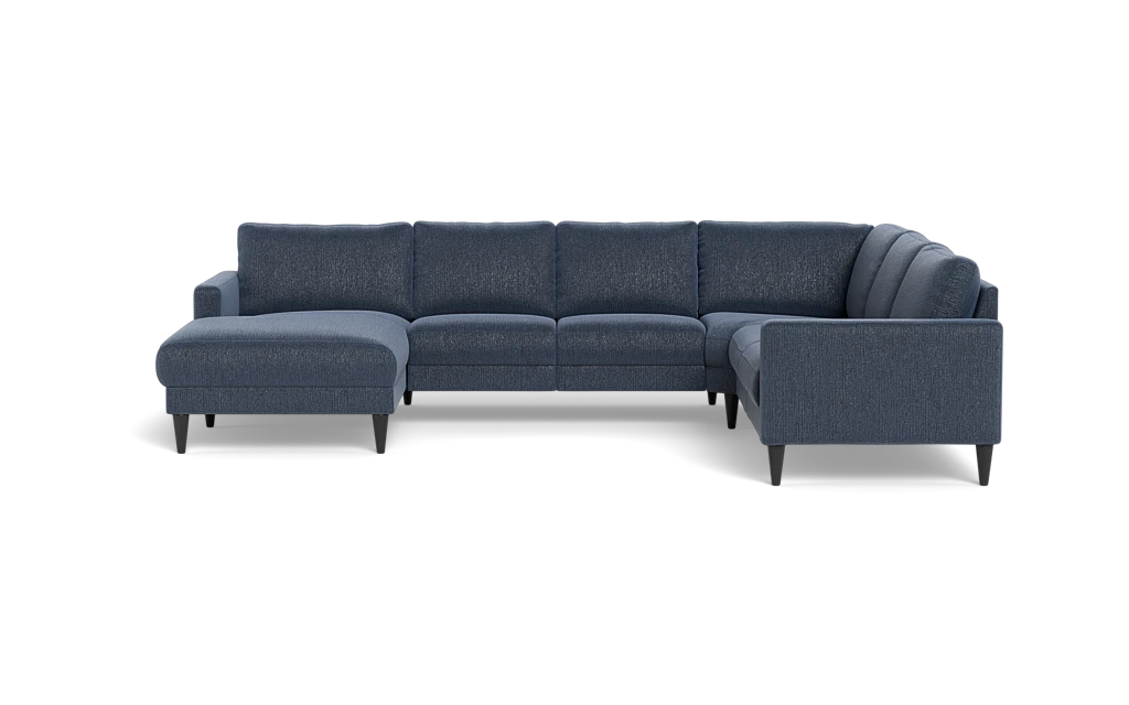 Stamford 2543 hjørnesofa med chaiselong - Fusion stof - Indigo - Venstrevendt