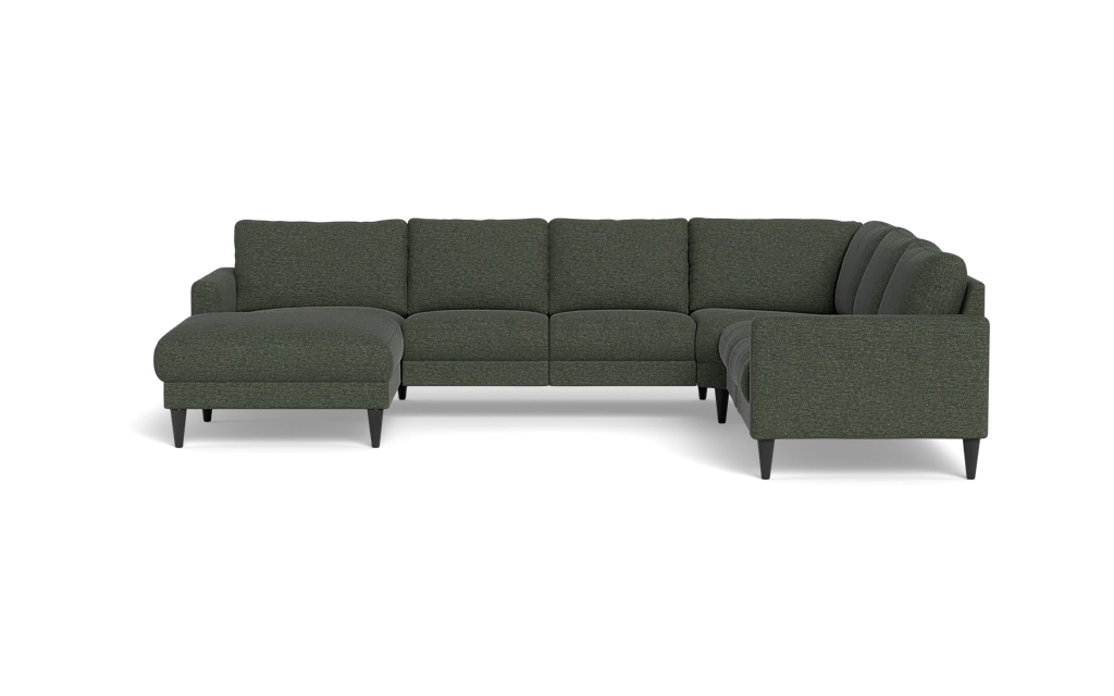 Stamford 2543 hjørnesofa med chaiselong - City stof - Green - Venstrevendt