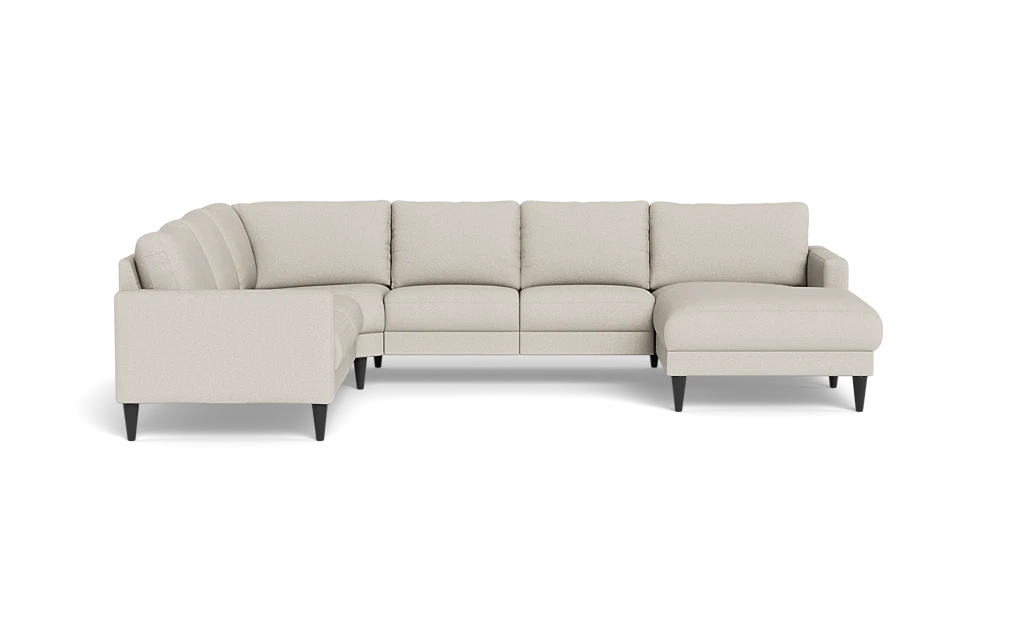 Stamford 2543 hjørnesofa med chaiselong - Idaho stof - Light grey - Højrevendt
