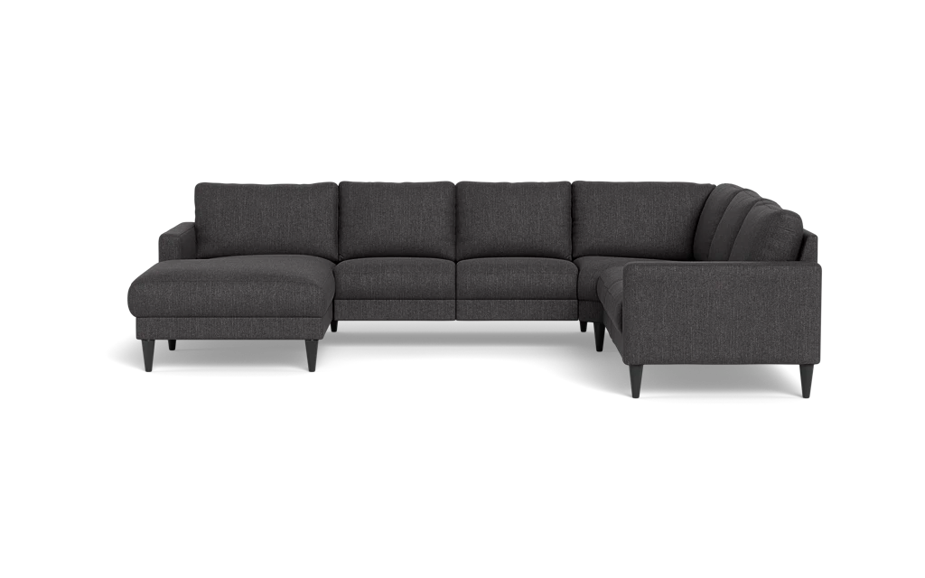 Stamford 2543 hjørnesofa med chaiselong - Vila stof - Dark Grey - Venstrevendt