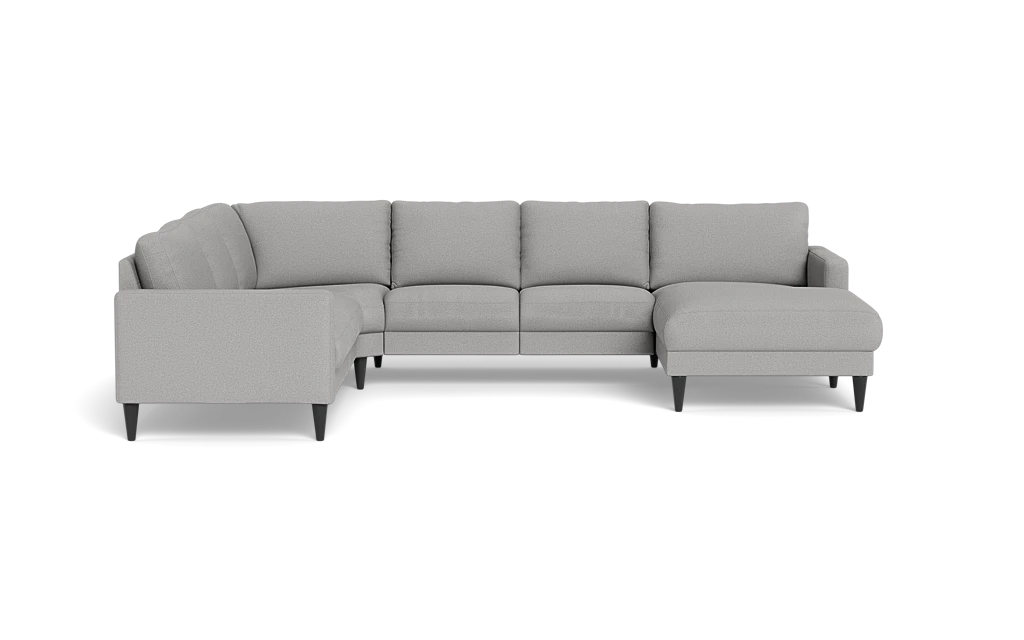 Stamford 2543 hjørnesofa med chaiselong - New Ocean stof - Light grey - Højrevendt