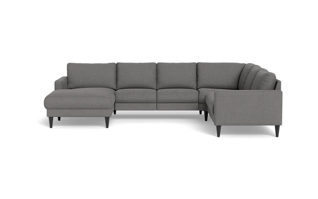 Stamford 2543 hjørnesofa med chaiselong - Rebel stof - Anthracite - Venstrevendt
