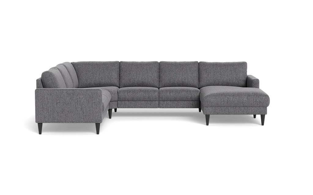 Stamford 2543 hjørnesofa med chaiselong - Fusion stof - Antracite - Højrevendt