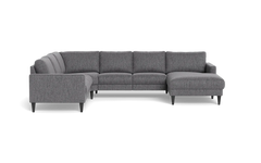 Stamford 2543 hjørnesofa med chaiselong - Fusion stof - Antracite - Højrevendt