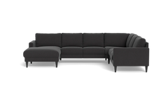 Stamford 2543 hjørnesofa med chaiselong - Lido stof - Antracit - Venstrevendt