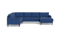 Stamford 2543 hjørnesofa med chaiselong - Lido stof - Blue - Højrevendt