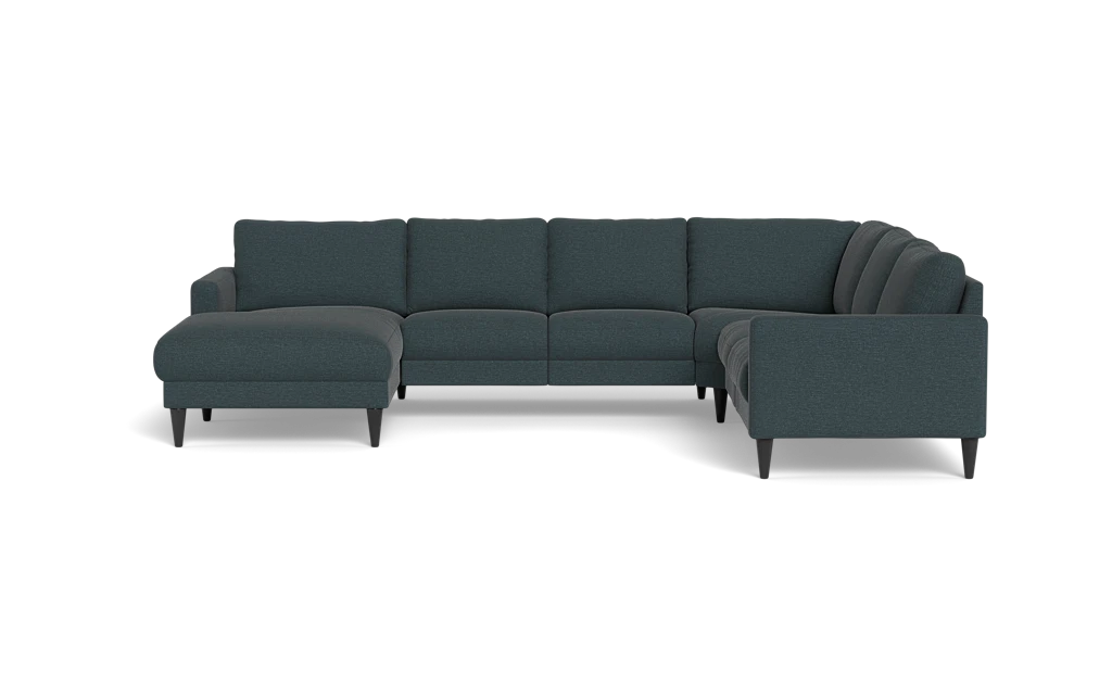 Stamford 2543 hjørnesofa med chaiselong - City stof - Petrol - Venstrevendt