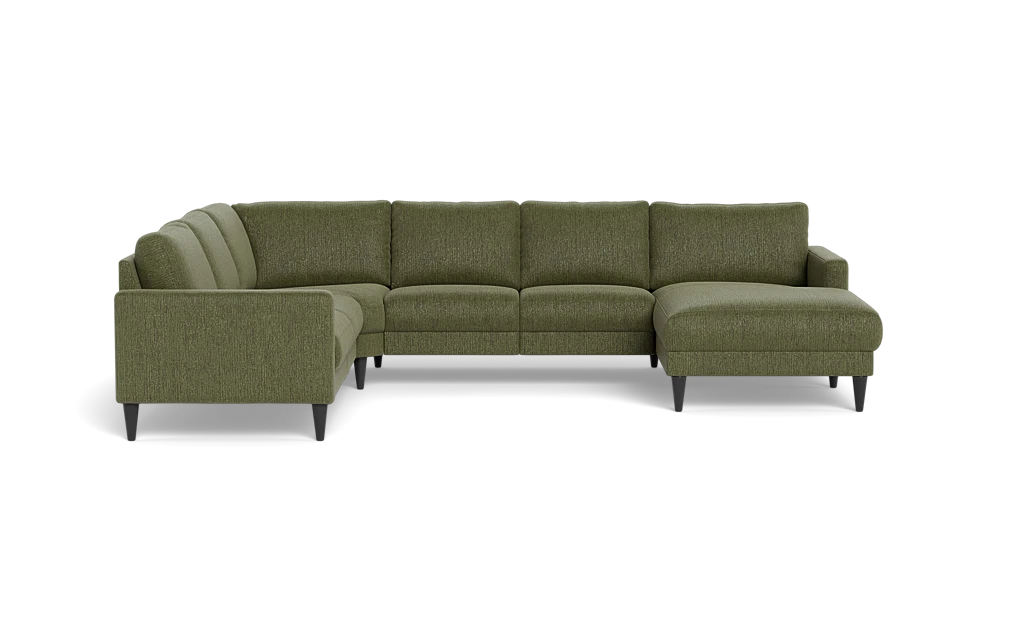 Stamford 2543 hjørnesofa med chaiselong - Fusion stof - Army - Højrevendt